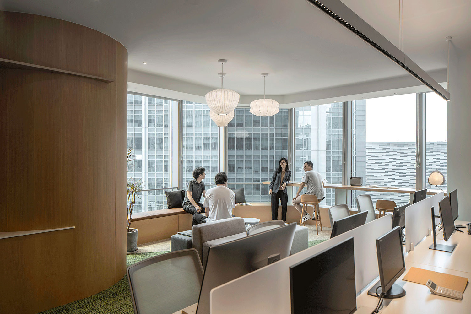 开放式办公室,办公室设计,现代风格办公室设计,办公室设计案例,办公室设计方案,办公室装修,合和建筑五金·大湾区战略集采中心,广州,c.dd有限無界