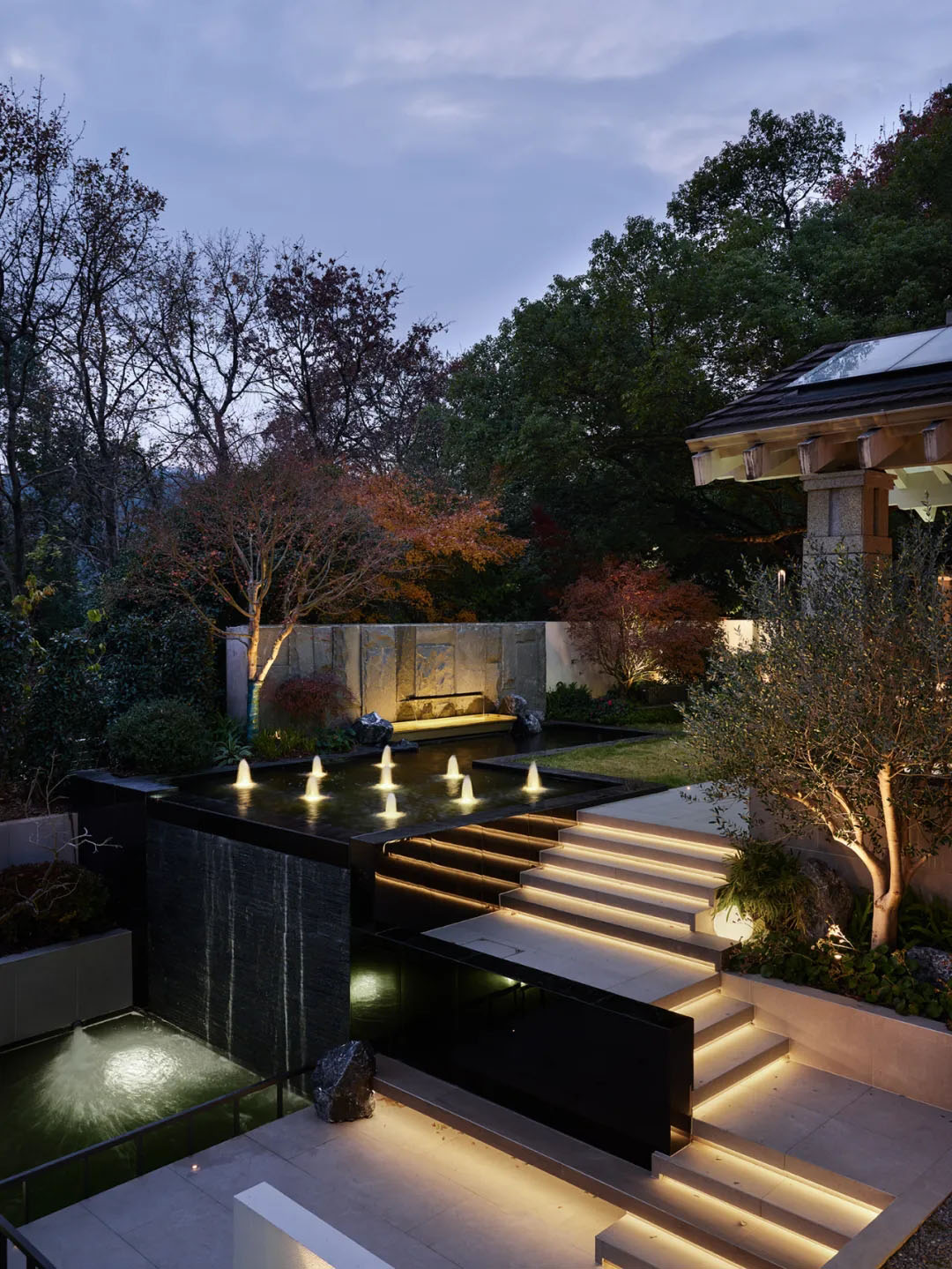 600㎡别墅设计,别墅设计案例,600㎡,庭院别墅设计,独栋别墅设计,森系别墅,自然风别墅,现代风格别墅设计,花园别墅,宁波森系自然别墅,宁波,汉笙设计