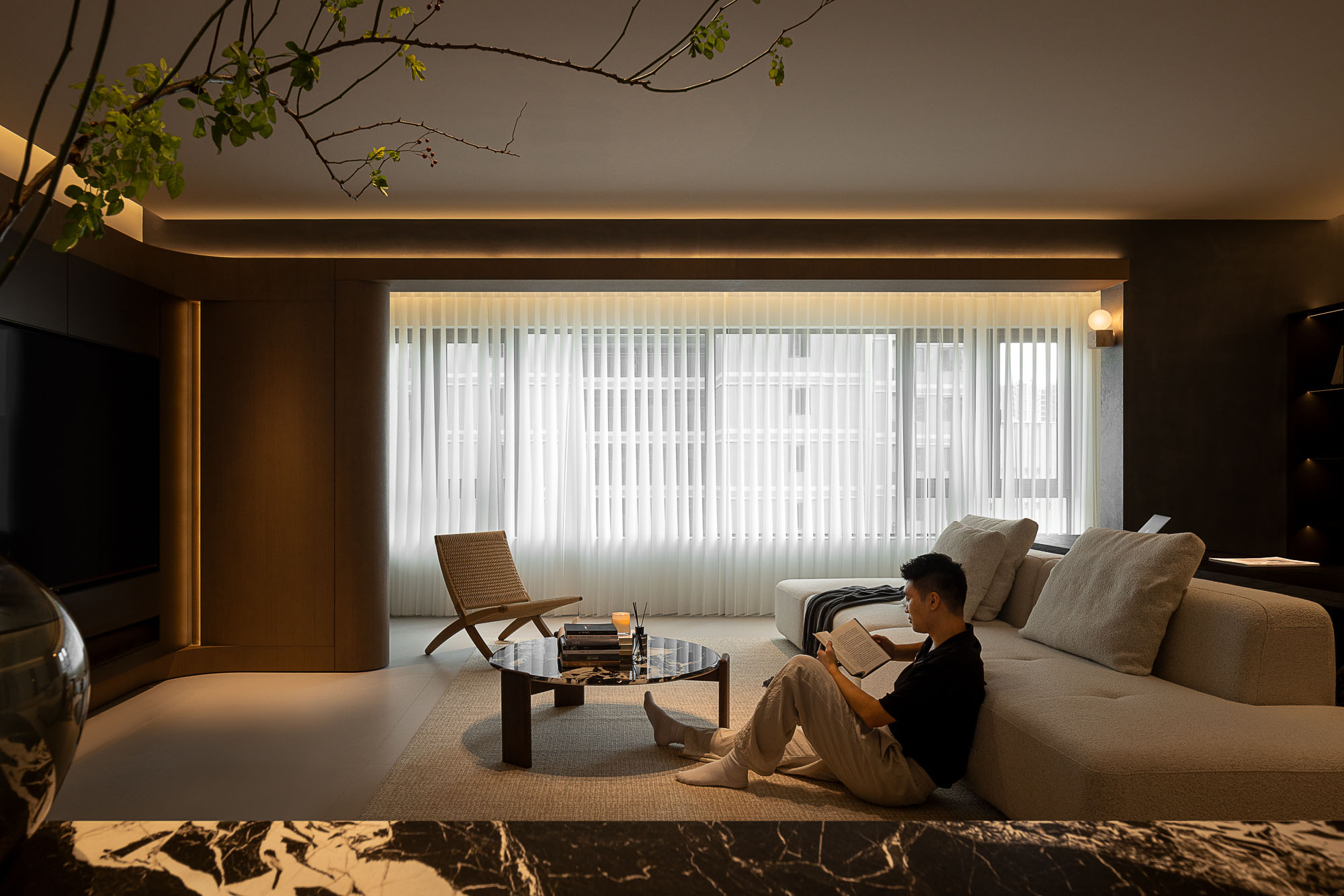 164㎡大平层,164㎡,住宅设计案例,住宅设计,现代风格家装设计,大平层,大平层设计,大平层设计案例,大平层设计方案,合肥大平层-静澜,合肥,如壹空间设计