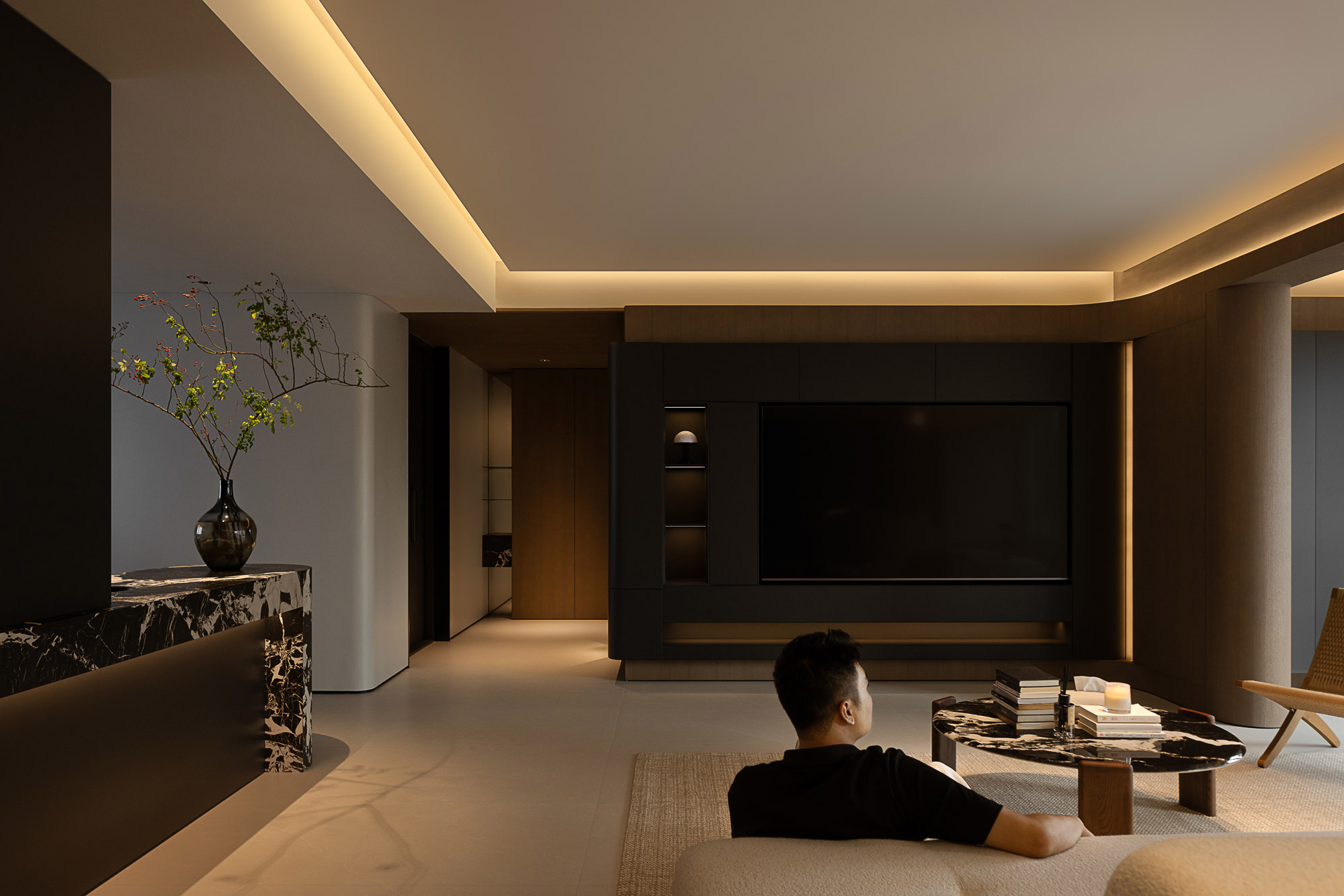 164㎡大平层,164㎡,住宅设计案例,住宅设计,现代风格家装设计,大平层,大平层设计,大平层设计案例,大平层设计方案,合肥大平层-静澜,合肥,如壹空间设计