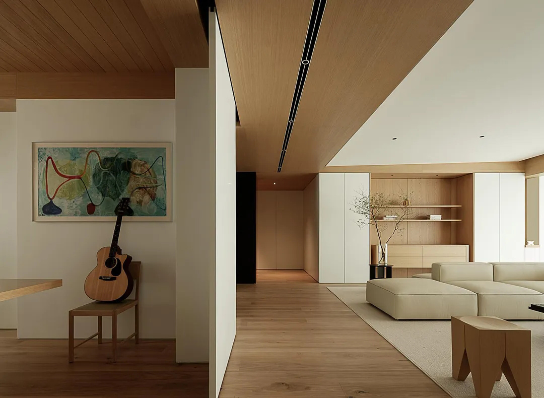 228㎡大平层,228㎡,住宅设计案例,住宅设计,现代风格家装设计,极简原木风,大平层,大平层设计,大平层设计案例,大平层设计方案,狮山澜院大平层-光漪,STUDIO LIANG/曹亮