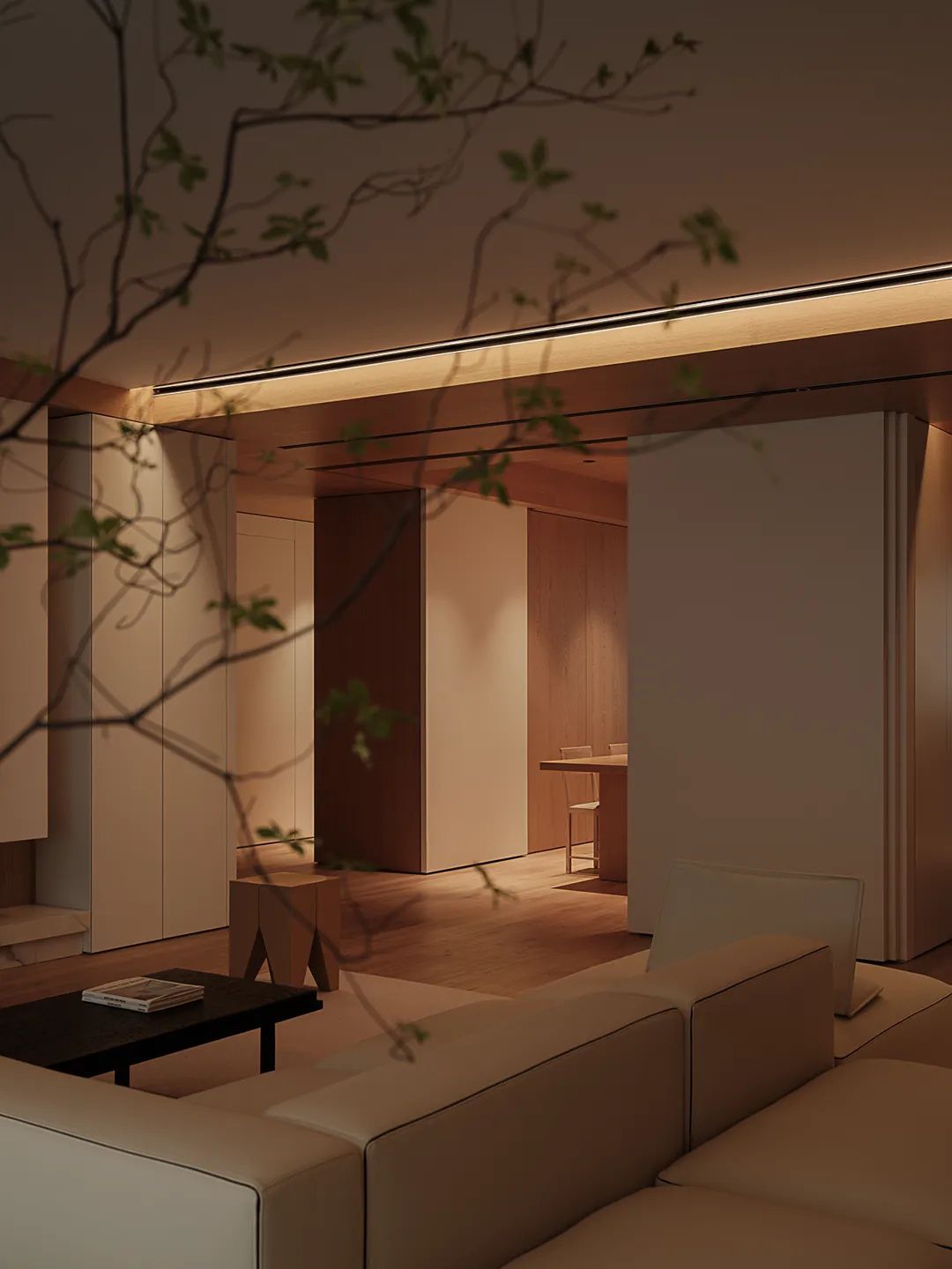 228㎡大平层,228㎡,住宅设计案例,住宅设计,现代风格家装设计,极简原木风,大平层,大平层设计,大平层设计案例,大平层设计方案,狮山澜院大平层-光漪,STUDIO LIANG/曹亮