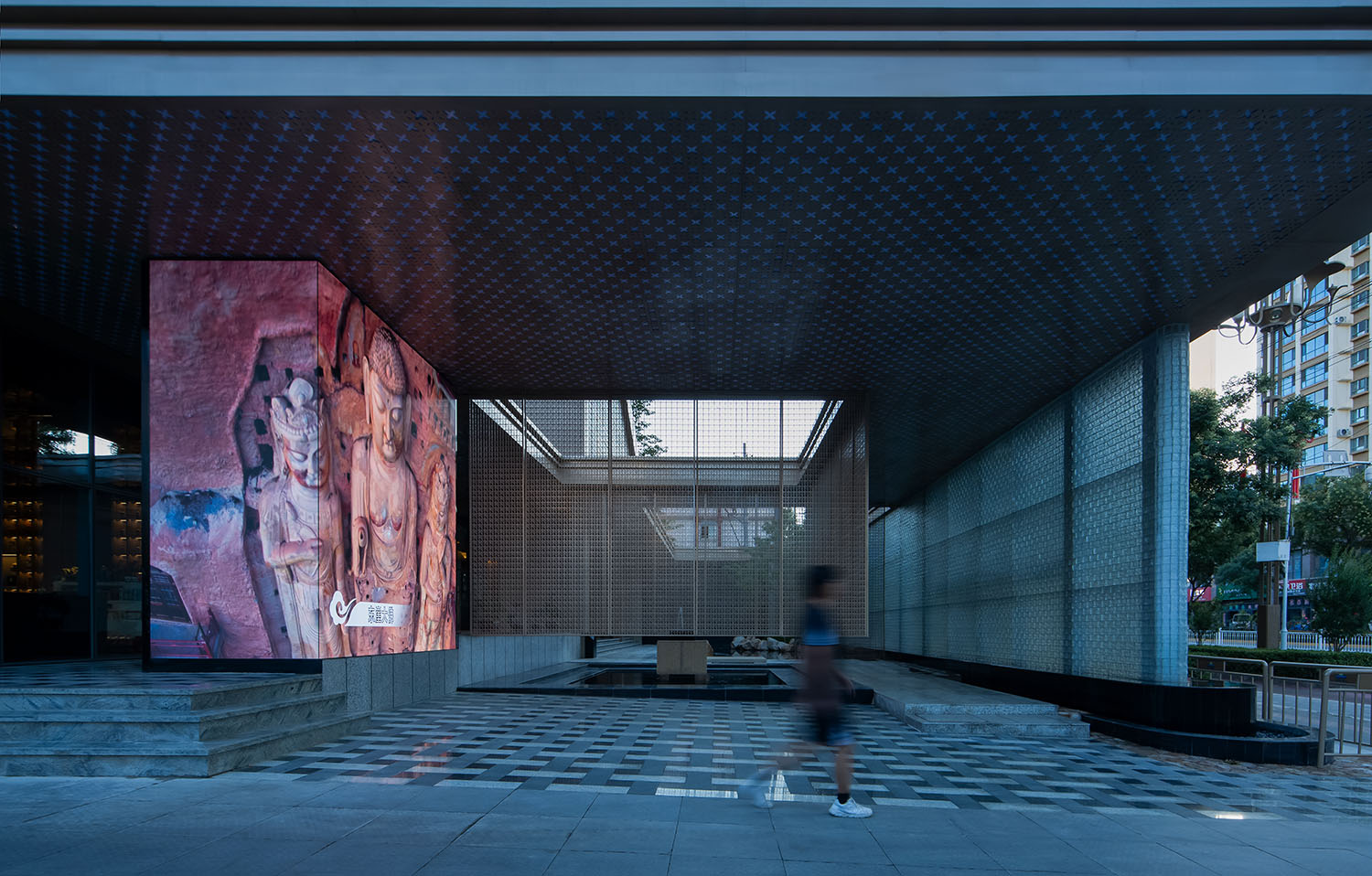 酒店设计,酒店大堂改造,外立面改造,建筑外立面改造,酒店建筑改造,酒店外立面设计,建筑改造,陕西天水戴斯温德姆酒店,陕西天水,源合万相建筑设计