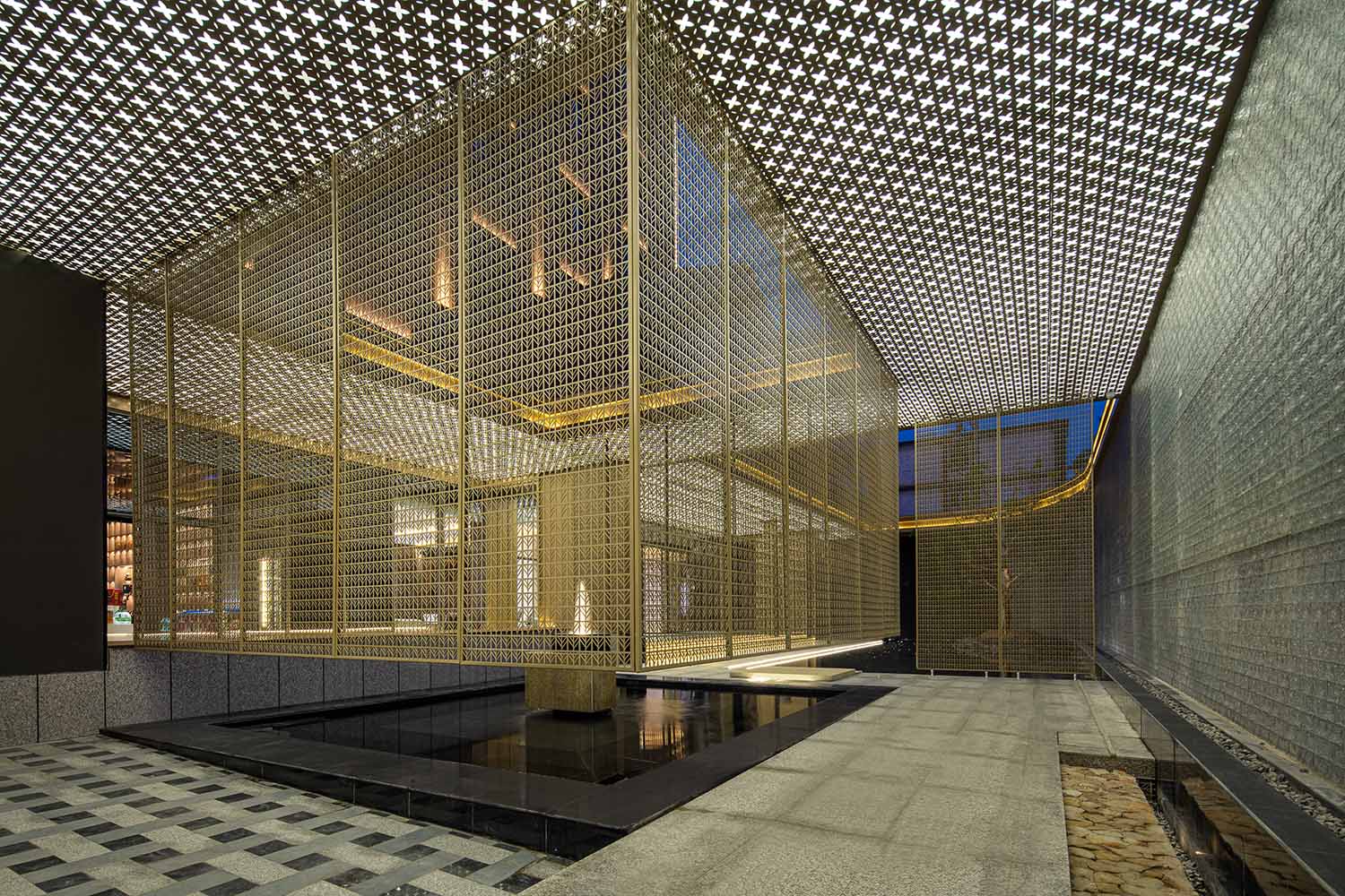 酒店设计,酒店大堂改造,外立面改造,建筑外立面改造,酒店建筑改造,酒店外立面设计,建筑改造,陕西天水戴斯温德姆酒店,陕西天水,源合万相建筑设计