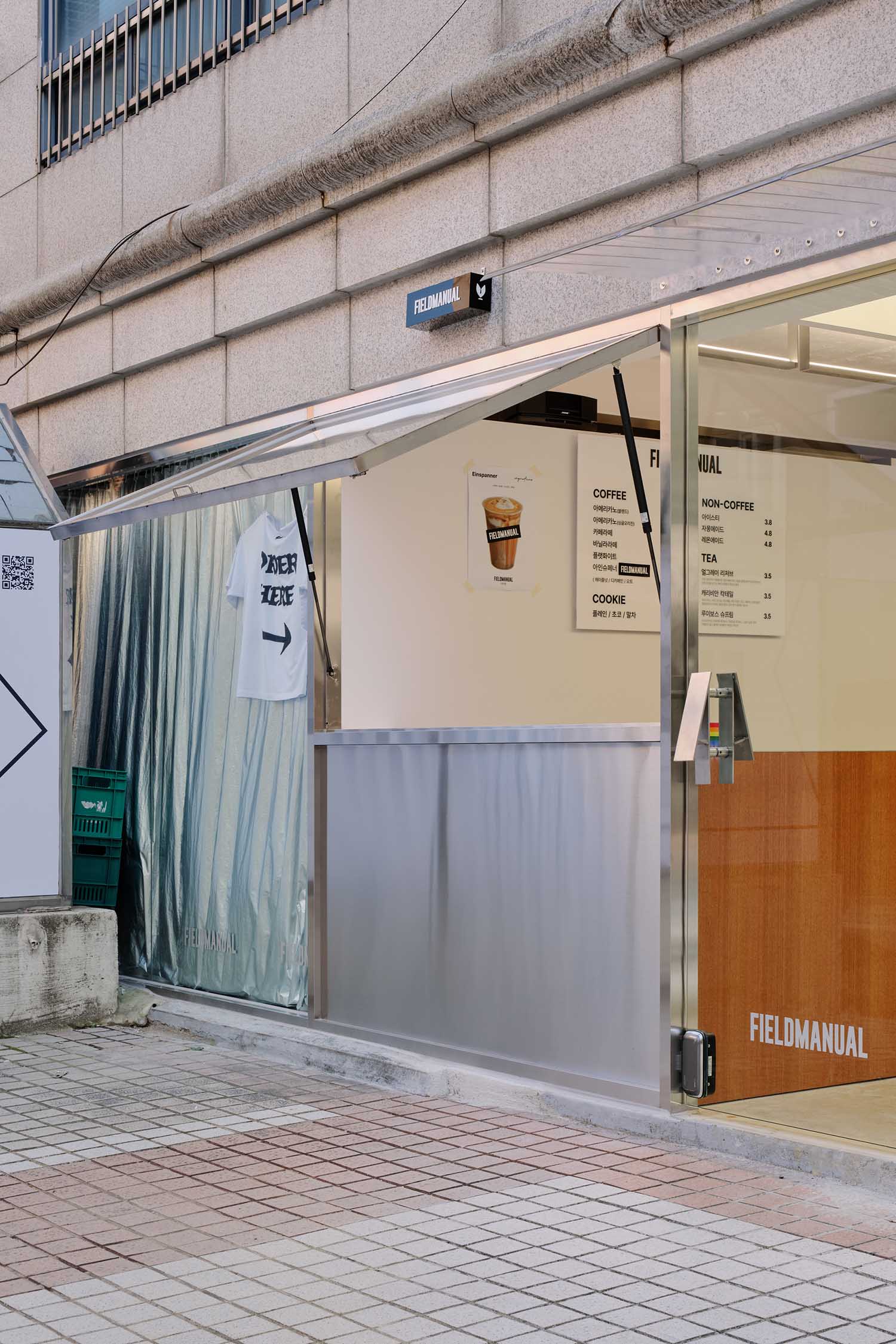 Atelier OA,咖啡店设计,咖啡厅设计,咖啡厅设计案例,咖啡厅设计方案,韩国,首尔,极简咖啡厅,cafe Fieldmanual,服装店设计,服装店设计方案