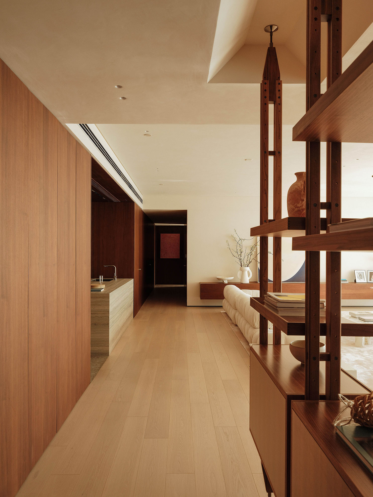 Studio Point 5,大平层设计,大平层设计案例,大平层装修,原木色,成都,复地金融岛