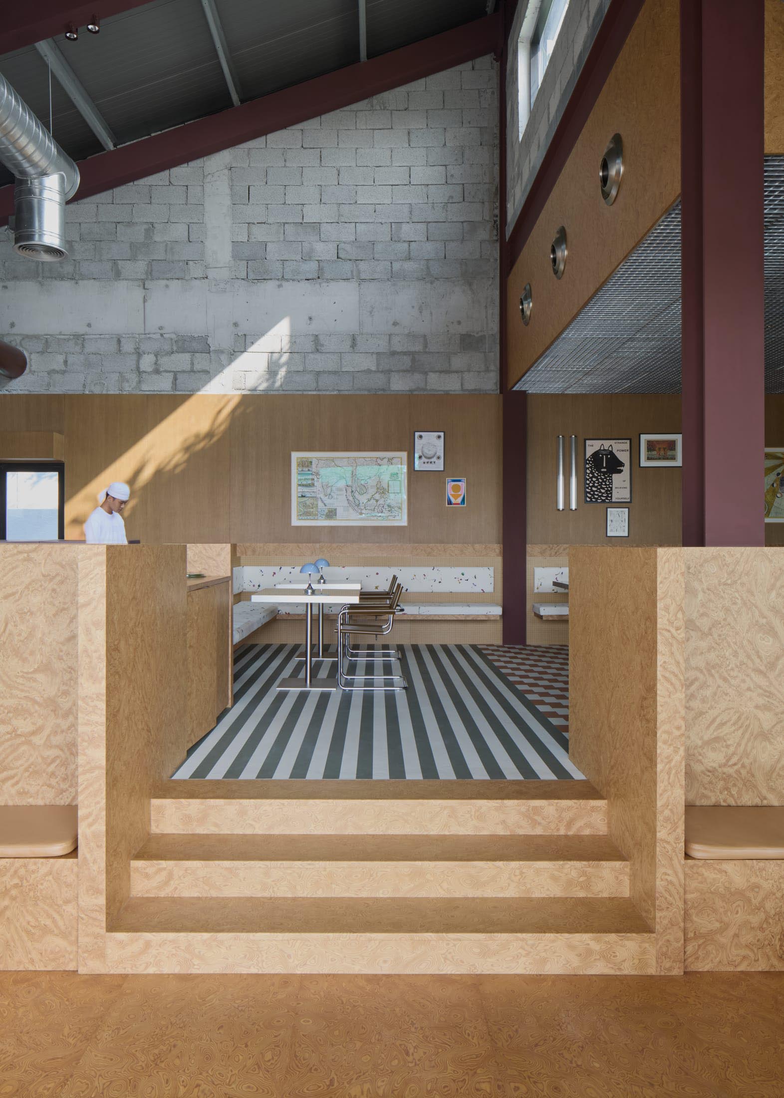 餐厅设计,VSHD Design,休闲餐厅设计,披萨店,餐厅设计案例,餐厅设计方案,迪拜,极简主义,披萨店设计