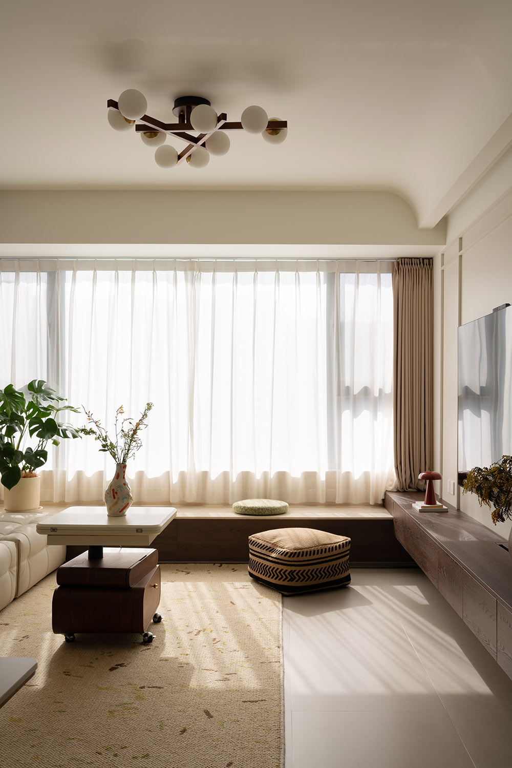 120㎡,住宅设计,松弛感住宅,现代风格家装设计,家装设计,公寓设计,奶油风住宅,住宅设计案例,住宅设计方案,北京住宅-一厘空间万种生活,北京,赫兹设计