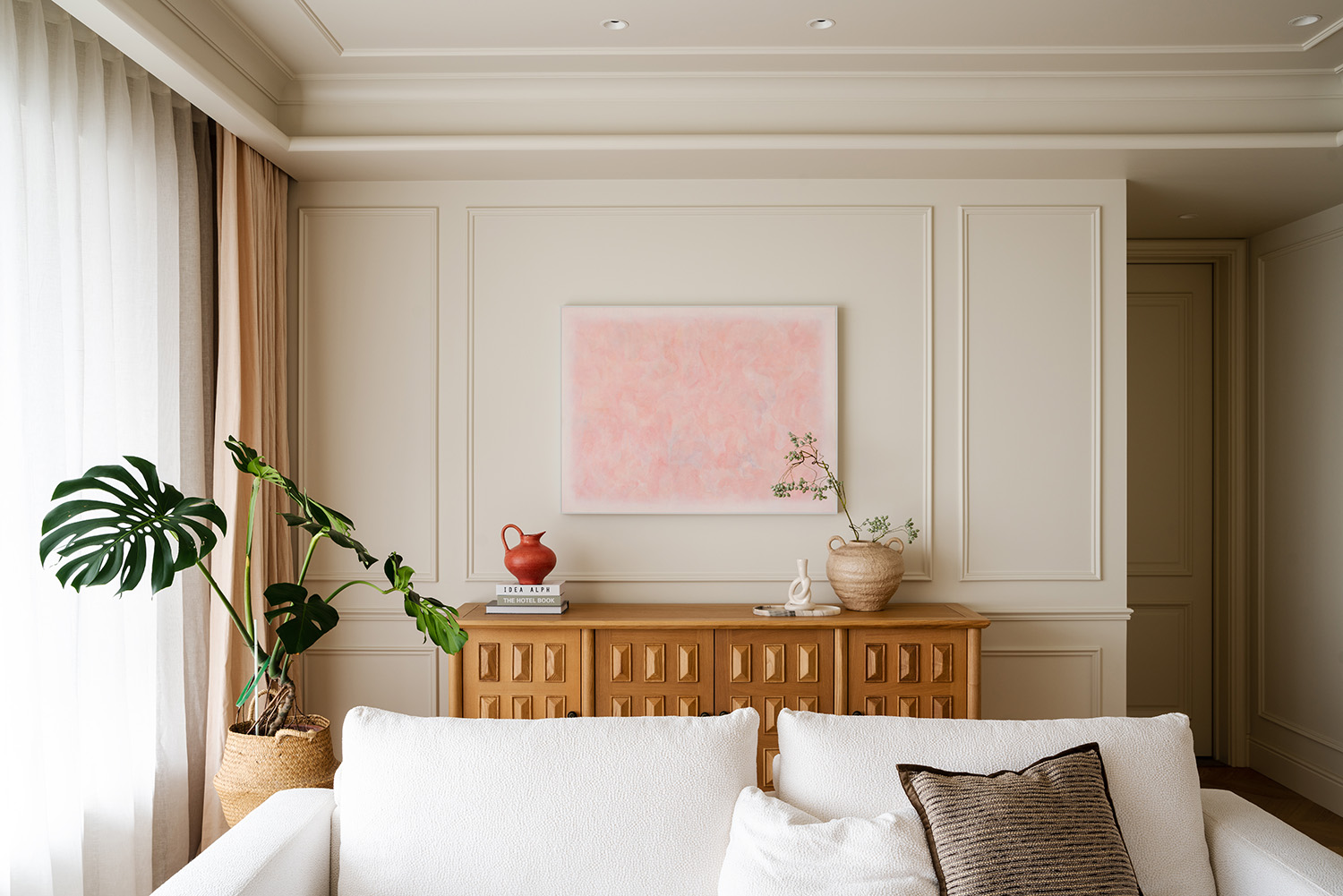 150㎡大平层,150㎡,住宅设计,法式风格住宅,现代法式风格家装设计,奶油风住宅,法式奶油风,大平层设计,法式大平层,大平层设计案例,大平层设计方案,北京天誉住宅-暖调法式·松弛栖居,北京,赫兹设计