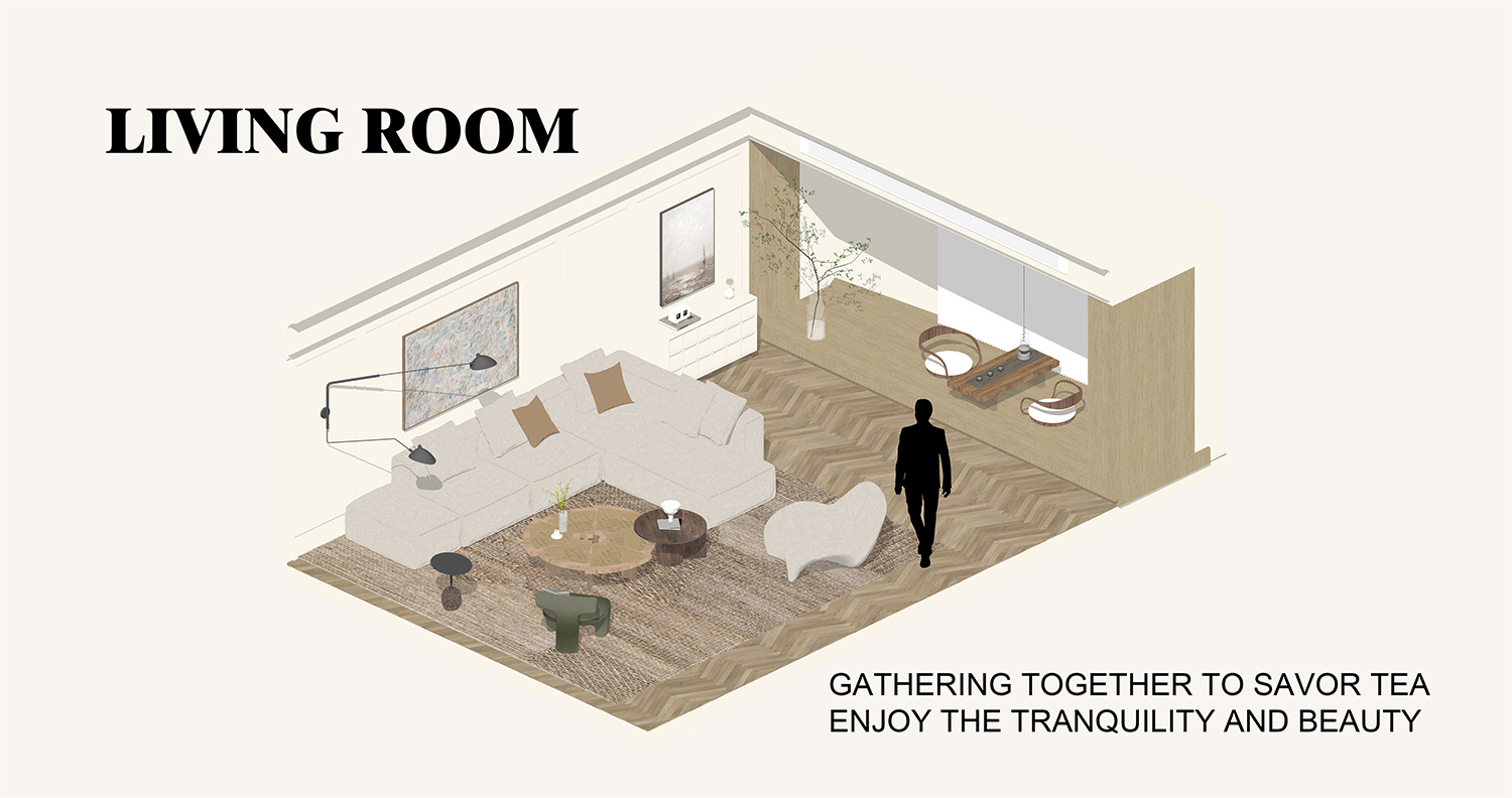 300㎡大平层设计,300㎡,大平层设计案例,住宅设计,法式风格家装设计,大平层设计,大平层设计方案,轻法式风格住宅,上海,上海大平层-手工艺者的灵感造梦场,示觉设计