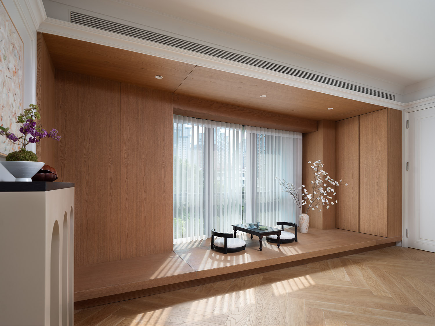 300㎡大平层设计,300㎡,大平层设计案例,住宅设计,法式风格家装设计,大平层设计,大平层设计方案,轻法式风格住宅,上海,上海大平层-手工艺者的灵感造梦场,示觉设计