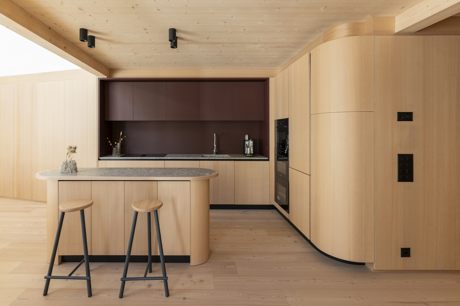 Park,公寓设计,公寓设计案例,公寓装修,极简风格公寓设计,瑞士,极简主义,原木色