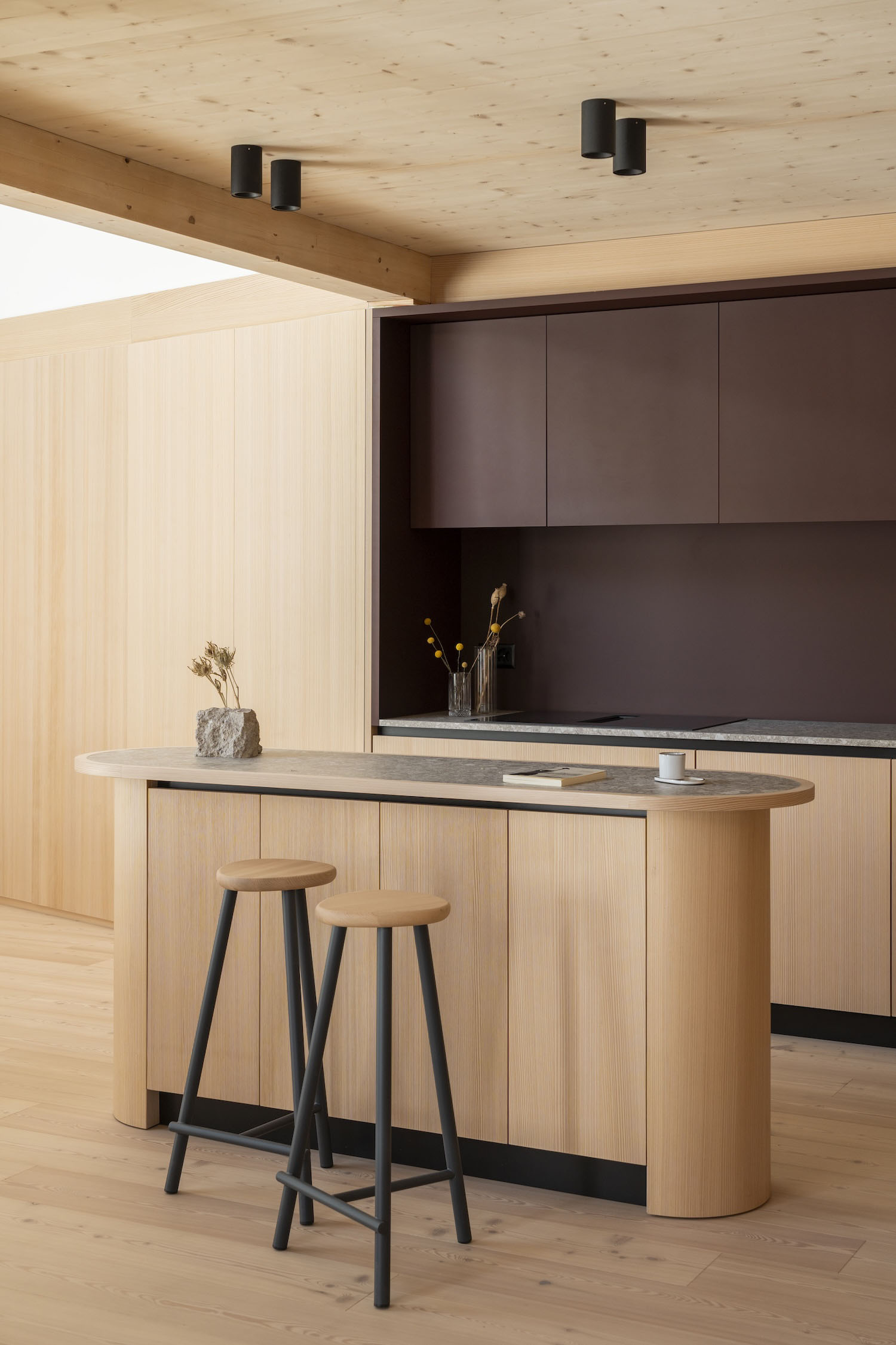 Park,公寓设计,公寓设计案例,公寓装修,极简风格公寓设计,瑞士,极简主义,原木色