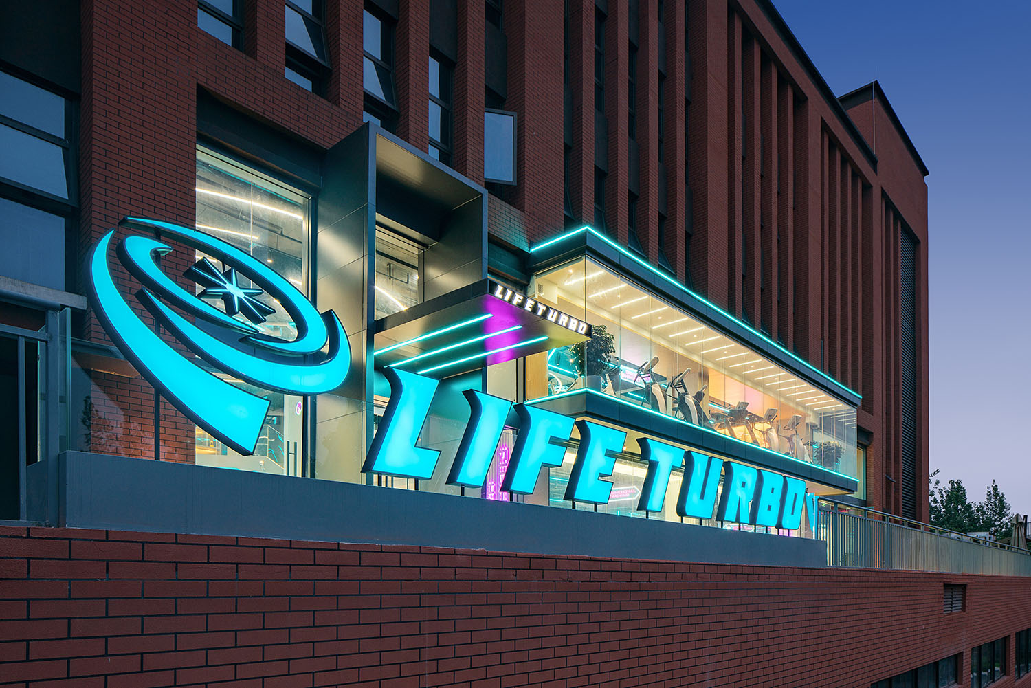 健身房设计,健身中心设计,创意健身房,健身房设计案例,健身房设计方案,重庆LIFETURBO健身中心,重庆,一亩良田商业设计