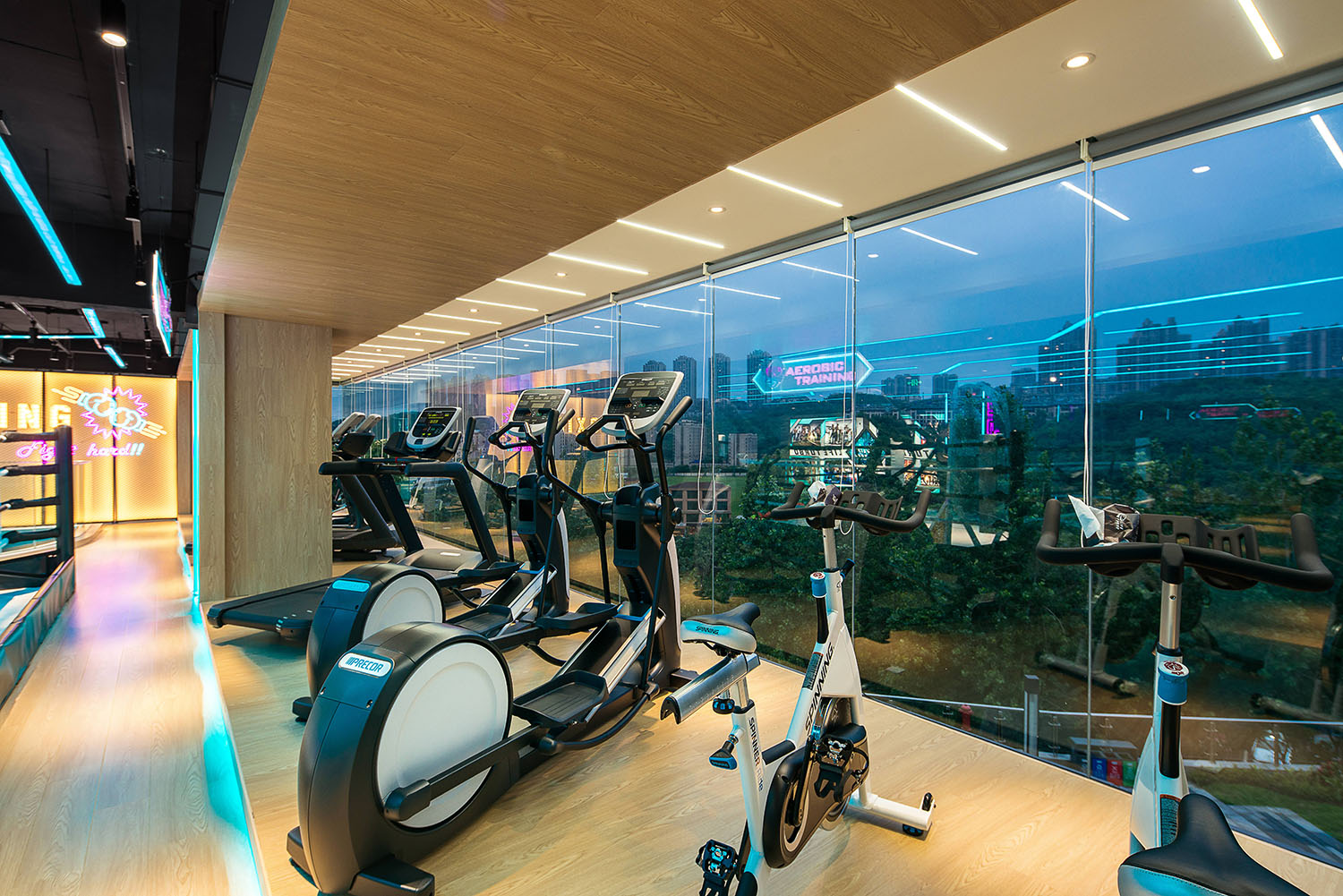 健身房设计,健身中心设计,创意健身房,健身房设计案例,健身房设计方案,重庆LIFETURBO健身中心,重庆,一亩良田商业设计