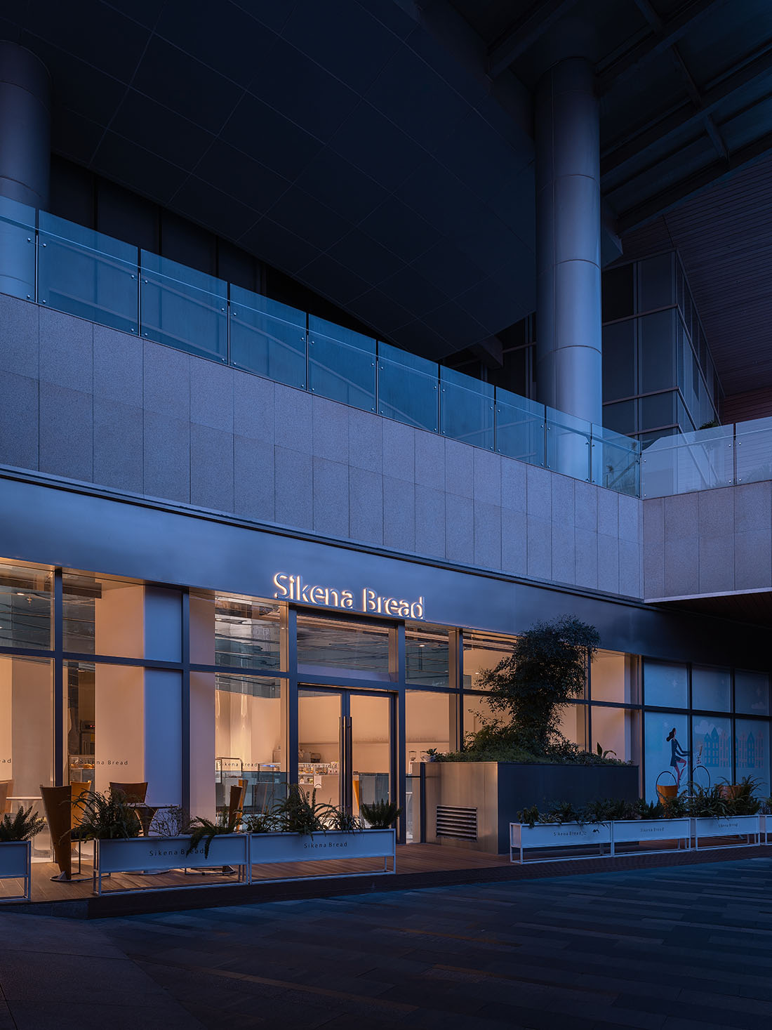 面包店设计,烘焙店设计,创意面包店,开放式面包店,面包店设计案例,面包店设计方案,面包店装修,无锡 Sikena Bread 斯科纳面包店,无锡,左山右川建筑设计