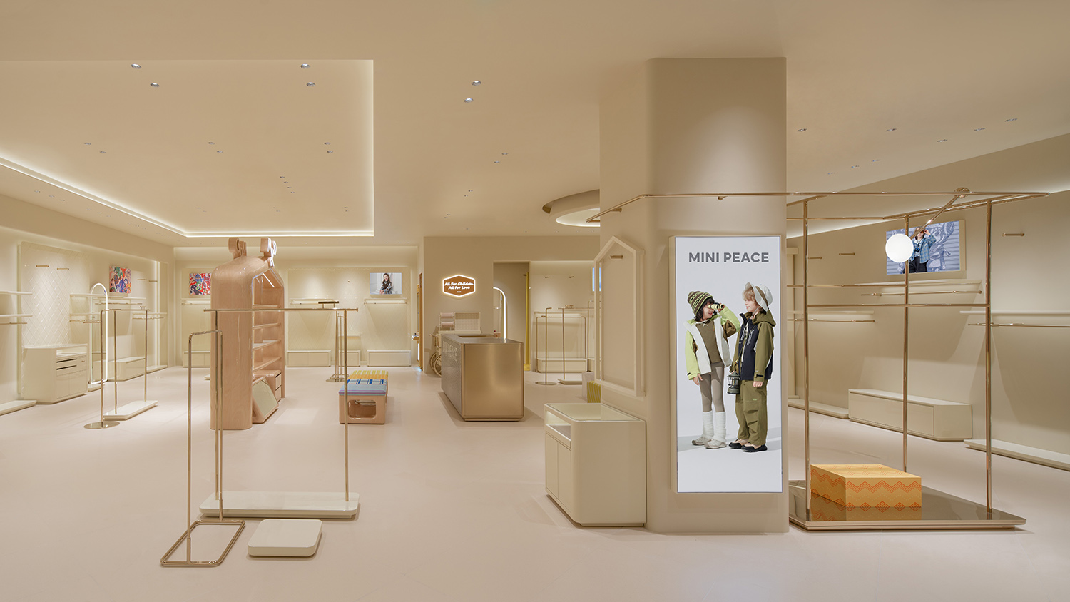 服装店设计,童装店设计,服装店设计案例,零售店设计,太平鸟童装,服装店设计方案,童装零售店,宁波太平鸟童装2025空间形象,宁波,MAS芒果建筑设计