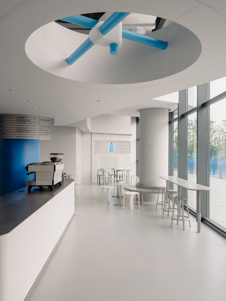 向域设计,咖啡厅设计案例,咖啡店设计,上海,BlueBottle Coffee,蓝瓶咖啡,咖啡厅设计,极简风格咖啡店设计案例,创意咖啡店