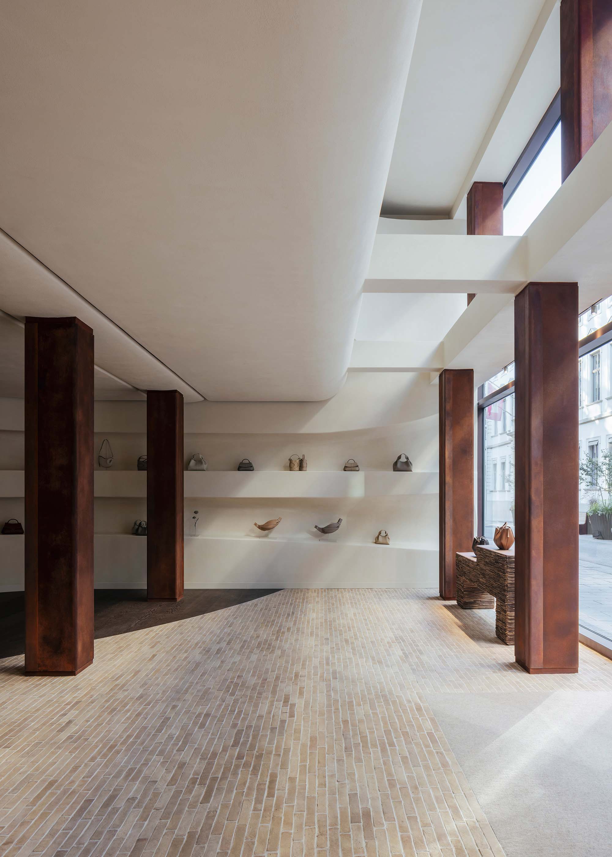 零售店设计,旗舰店设计,Snøhetta,德国,汉堡,Polène旗舰店,Polène,皮包店设计