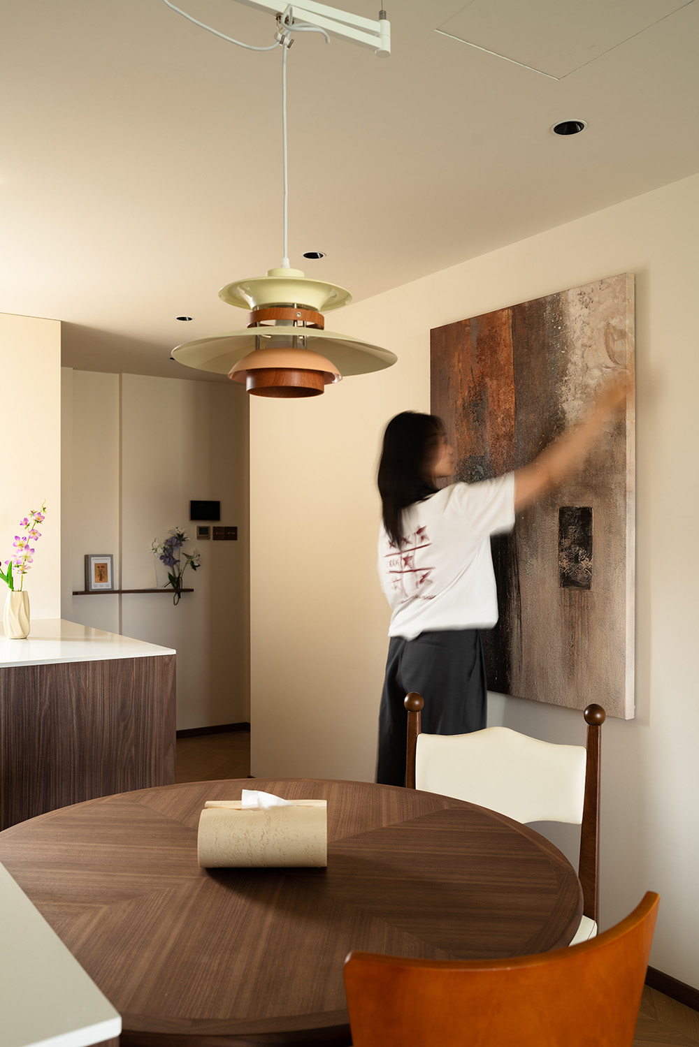 78㎡,住宅设计,公寓设计,松弛感住宅,现代风格家装设计,家装设计,公寓改造,奶油风住宅,住宅设计案例,住宅设计方案,北京两居室公寓-自然与艺术的共生,北京,赫兹设计