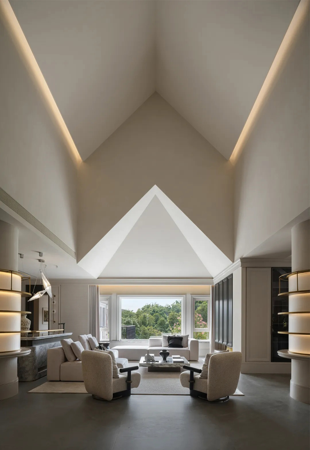 1200㎡别墅设计,1200㎡,别墅设计,豪宅设计,别墅设计案例,别墅装修,现代风格别墅设计,庭院别墅,长沙绿城青竹园别墅,长沙,山乙建设/王杰