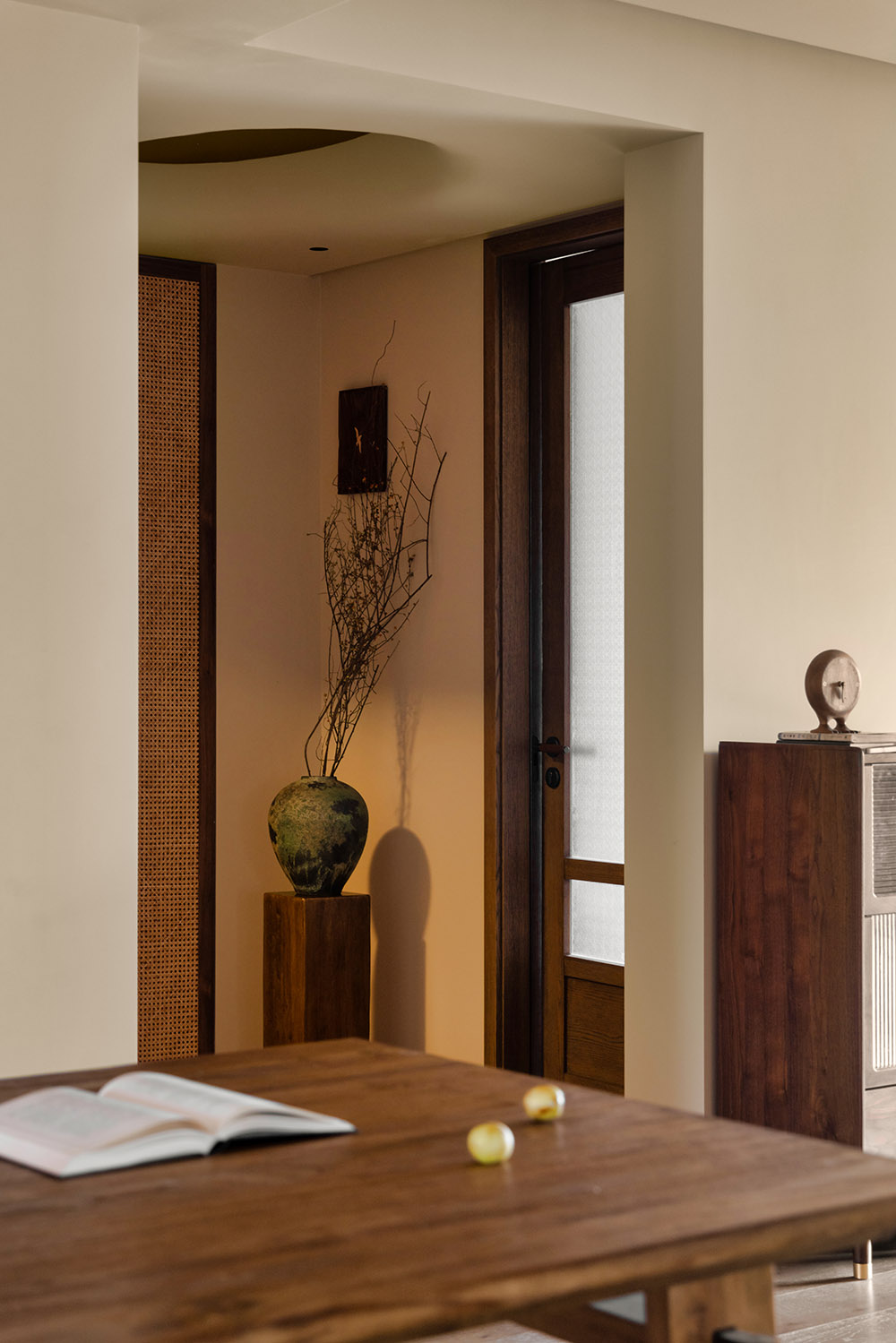 住宅设计,中古原木风,大平层设计,中古风住宅,中古风大平层设计,162㎡大平层设计,162㎡,大平层设计案例,大平层设计方案,合肥·西山林语中古原木风住宅,合肥,麻吉设计