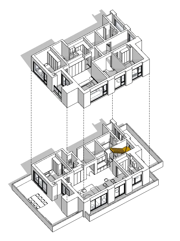260㎡复式设计,复式住宅,复式空间设计,现代风格复式设计,顶层复式住宅,复式设计案例,复式设计方案,杭州西溪诚园云顶复式大宅,杭州,陈正设计师