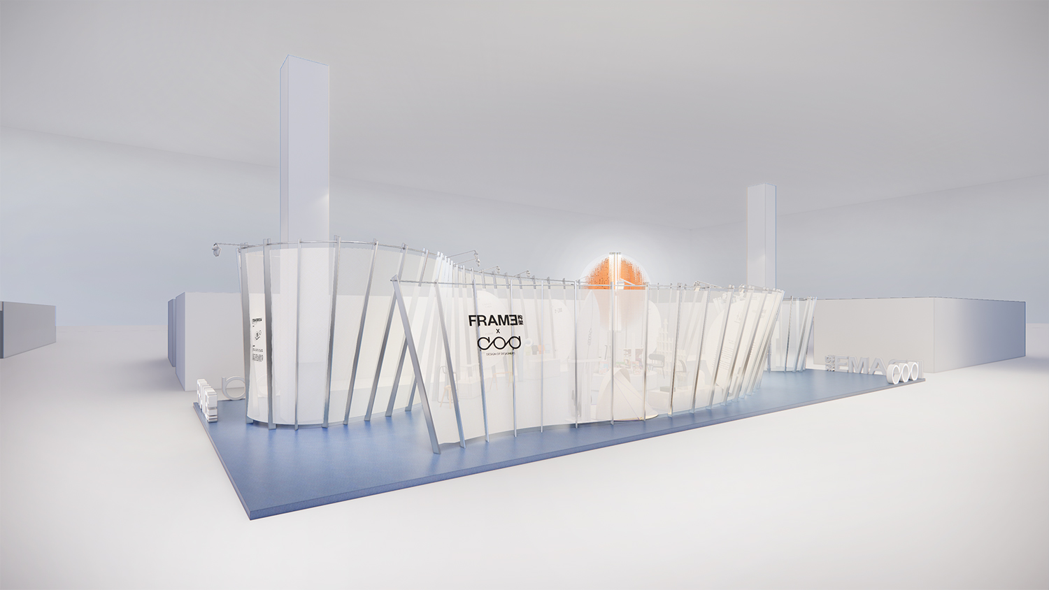 展厅设计,展厅展览空间,上海博华国际展览,展厅设计方案,展厅设计案例,视觉的觉醒-当设计睁开感知之眼,上海,大宛设计