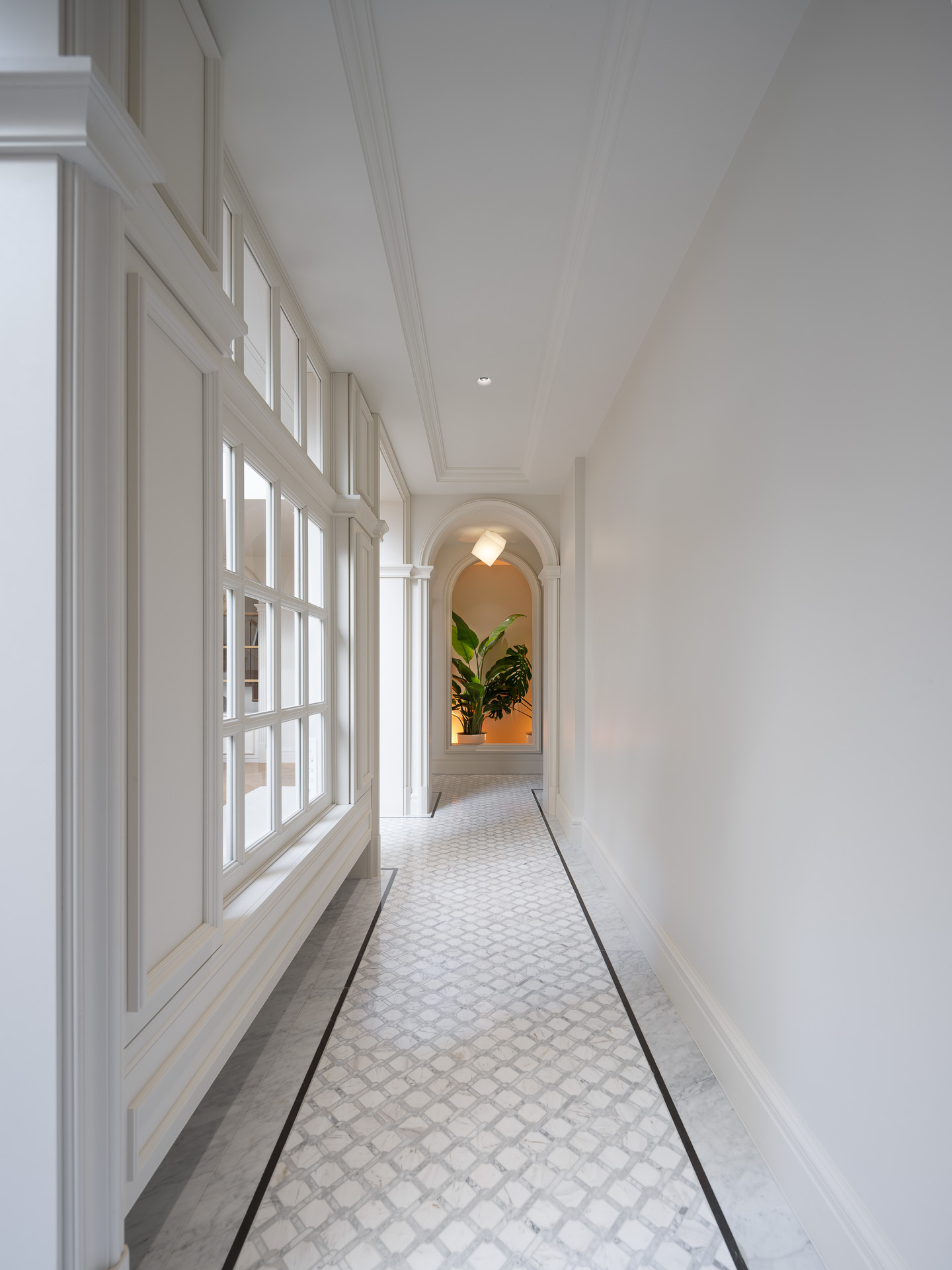 350㎡别墅设计,350㎡,别墅设计案例,住宅设计,法式风格家装设计,现代法式别墅,别墅设计方案,轻法式风格住宅,上海,海上溪云别墅一宅藏四季寸土生诗行,示觉设计