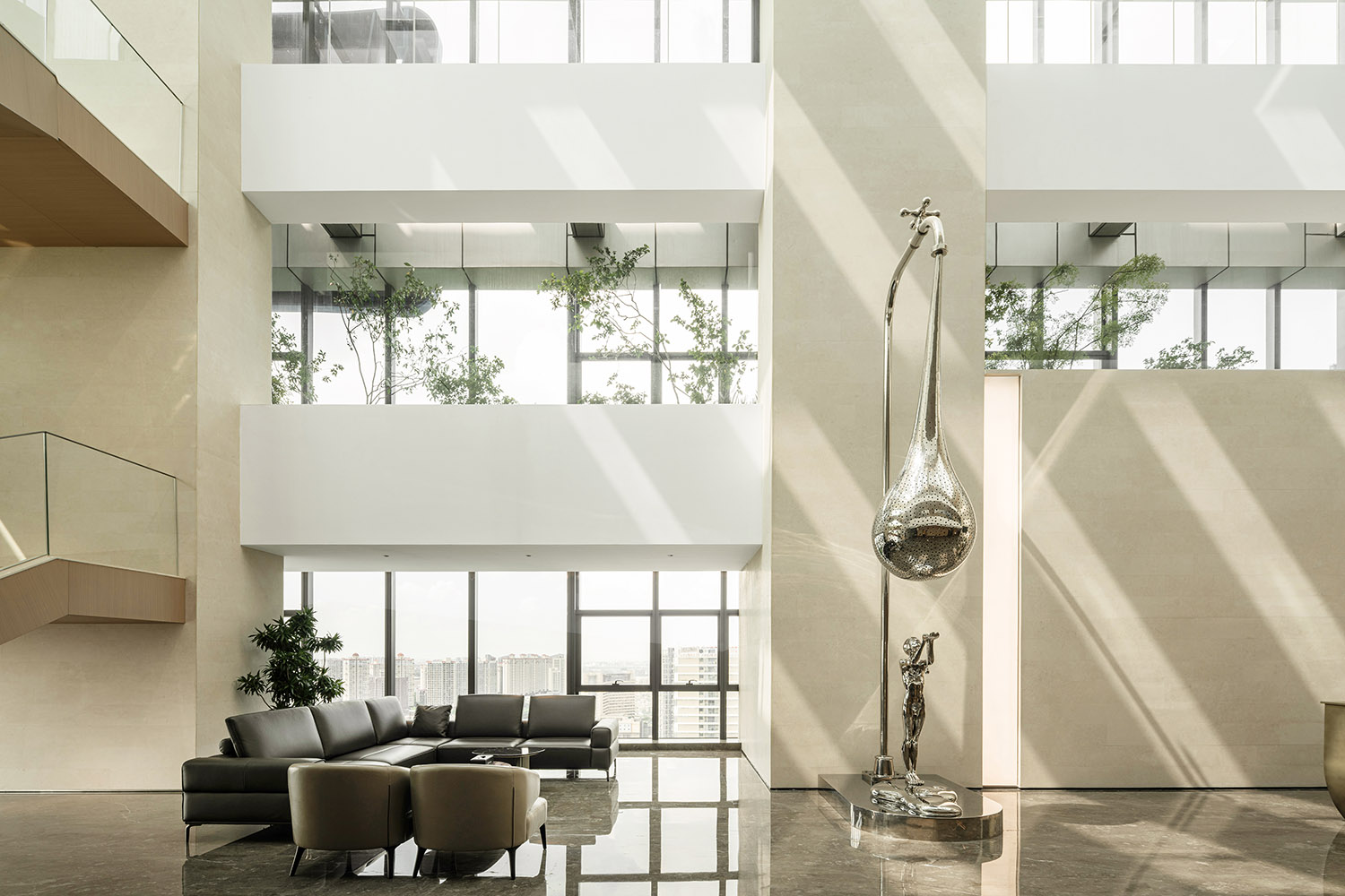 办公室设计,企业总部设计,企业总部办公室,创意办公室设计,科技公司办公室,办公室设计案例,办公室设计方案,开放式办公室,盈峰集团顺德总部办公室-生态与科技的邂逅,广东顺德,睿住天元设计