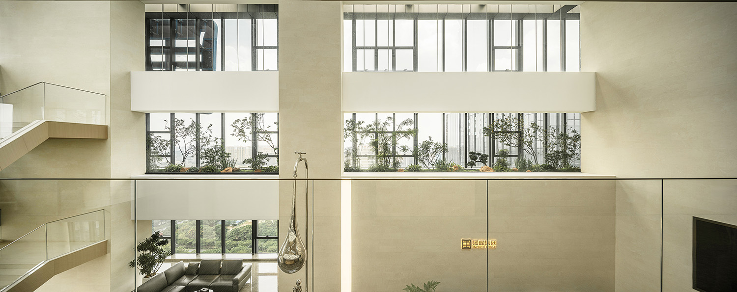 办公室设计,企业总部设计,企业总部办公室,创意办公室设计,科技公司办公室,办公室设计案例,办公室设计方案,开放式办公室,盈峰集团顺德总部办公室-生态与科技的邂逅,广东顺德,睿住天元设计