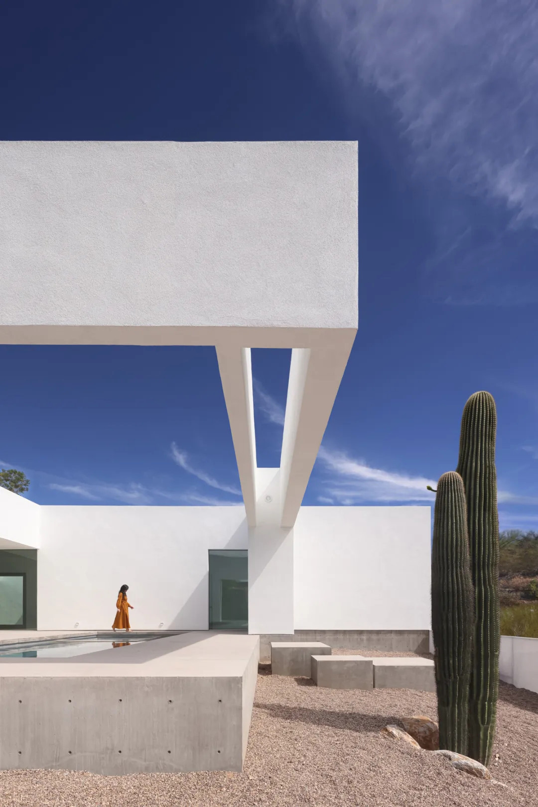 HK Associates,美国,别墅设计,别墅设计案例,沙漠别墅,极简风格别墅,极简主义别墅,度假别墅