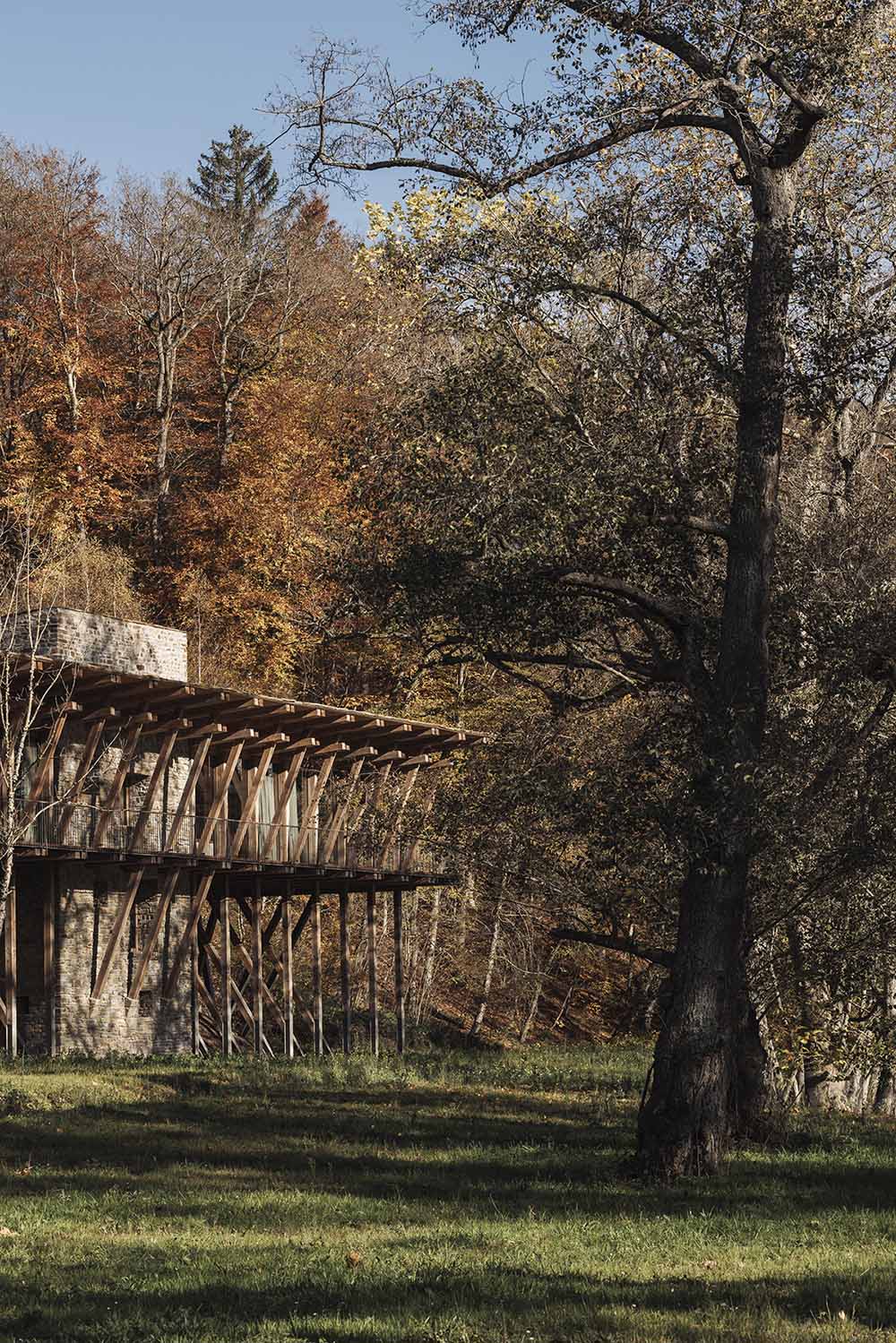 BC architects,别墅设计,别墅设计案例,度假别墅,比利时,别墅建筑,森林景观别墅