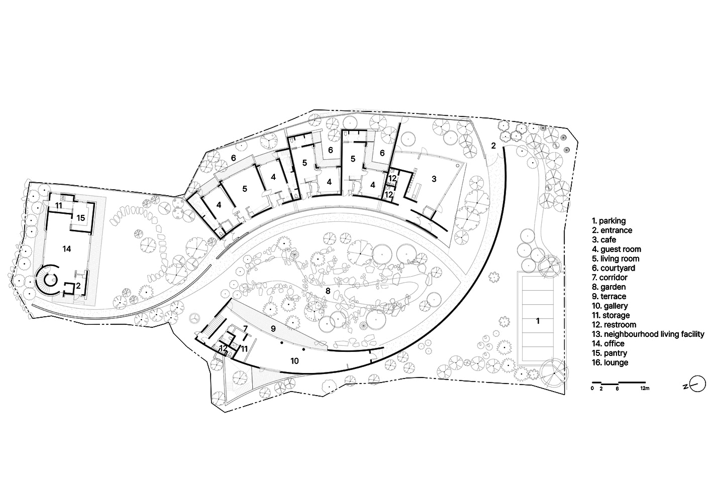 Itm Yooehwa Architects,酒店设计,韩国,民宿设计案例,民宿设计方案,度假酒店,画廊设计,咖啡厅设计