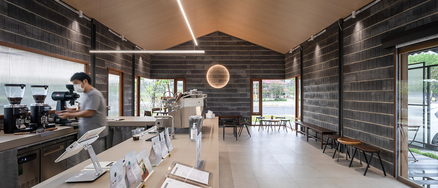 SA-ARD studio,咖啡厅设计,泰国,咖啡厅设计案例,咖啡厅设计方案,Rubber.er Cafe,极简风格咖啡厅设计