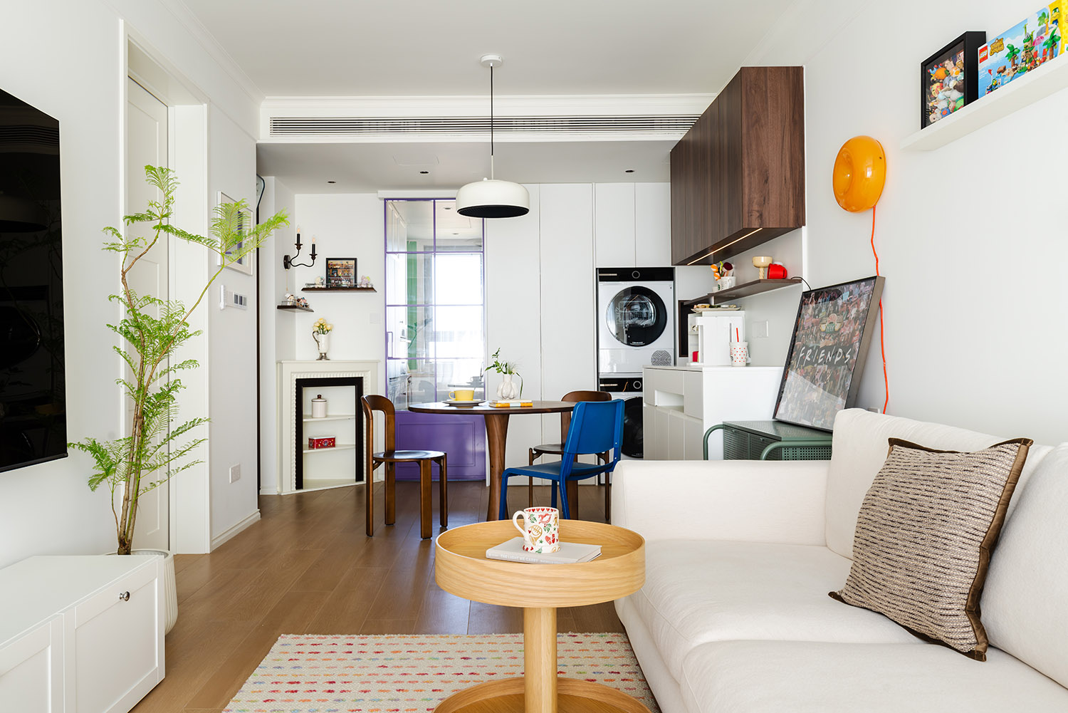 101㎡,住宅设计,公寓设计,现代风格家装设计,家装设计,轻法式田园风,住宅设计案例,住宅设计方案,北京轻法式田园风住宅,北京,赫兹设计