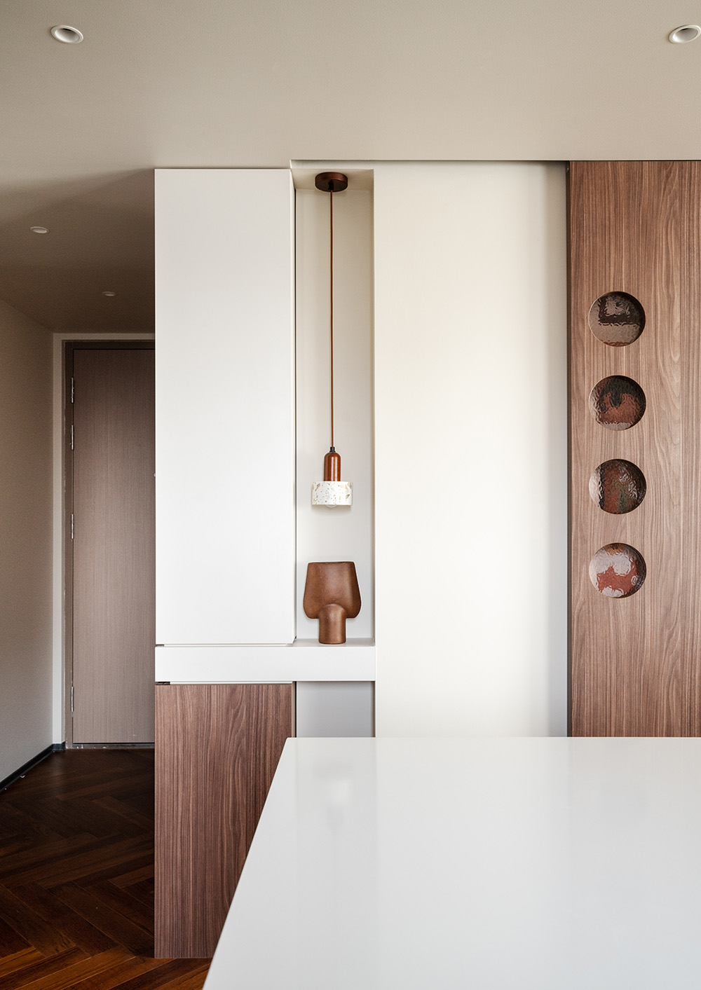 90㎡,住宅设计,公寓设计,小户型设计,现代风格家装设计,家装设计,中古风公寓,住宅设计案例,住宅设计方案,三居≠拥挤！用中古骨架编织三口之家的温暖日常,北京,赫兹设计