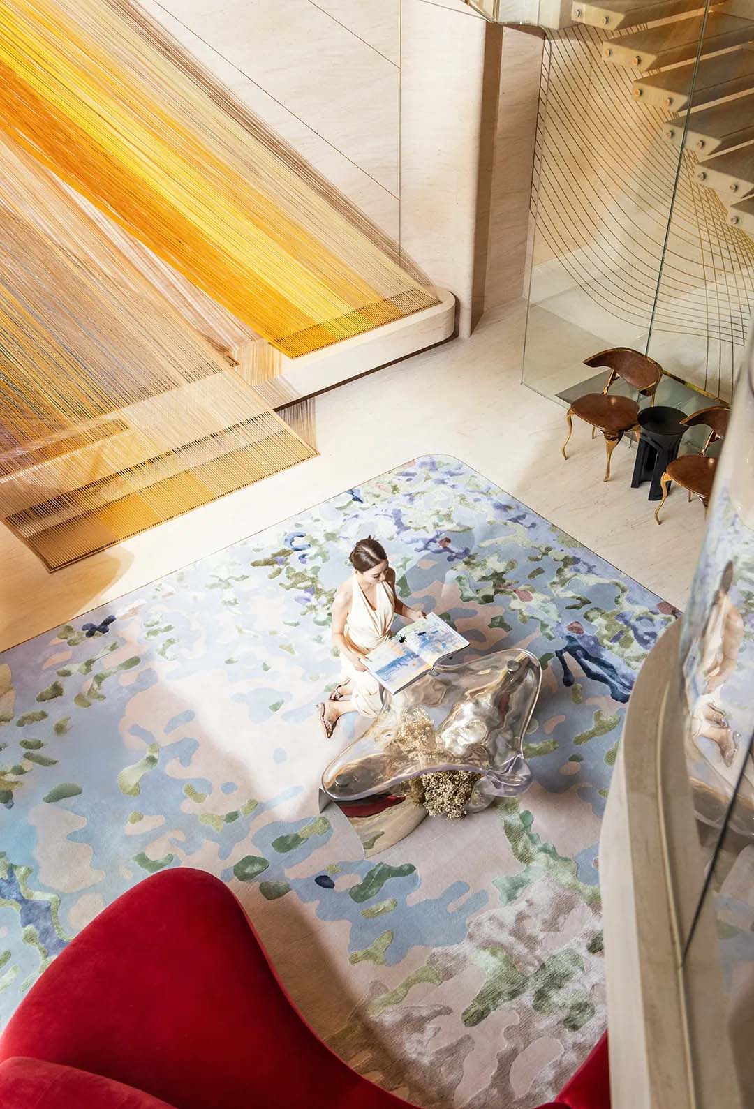 叠墅设计,叠墅样板间,样板间设计,轻奢样板间,样板间设计案例,样板间设计方案,样板间软装设计,样板间美学空间,现代风格样板间设计,成都国锐白玉茗艺墅下叠,成都,MTO洣图设计