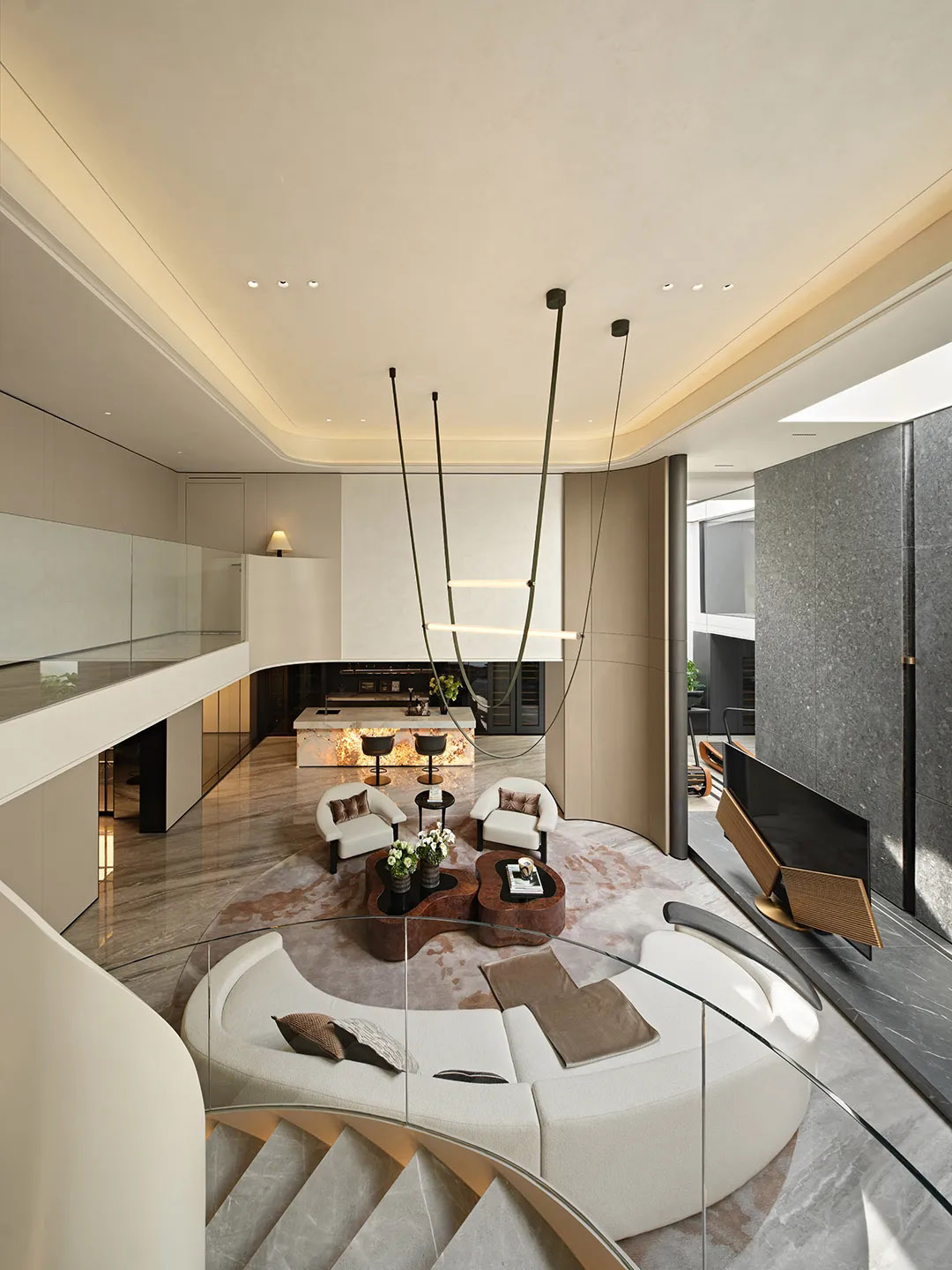 370㎡,叠墅设计,底跃样板间,样板间设计,叠墅样板间,样板间设计案例,样板间设计方案,现代风格样板间设计,轻奢样板间,南京叠墅-GARDEN19 贤坤花园,南京,观享际SKH