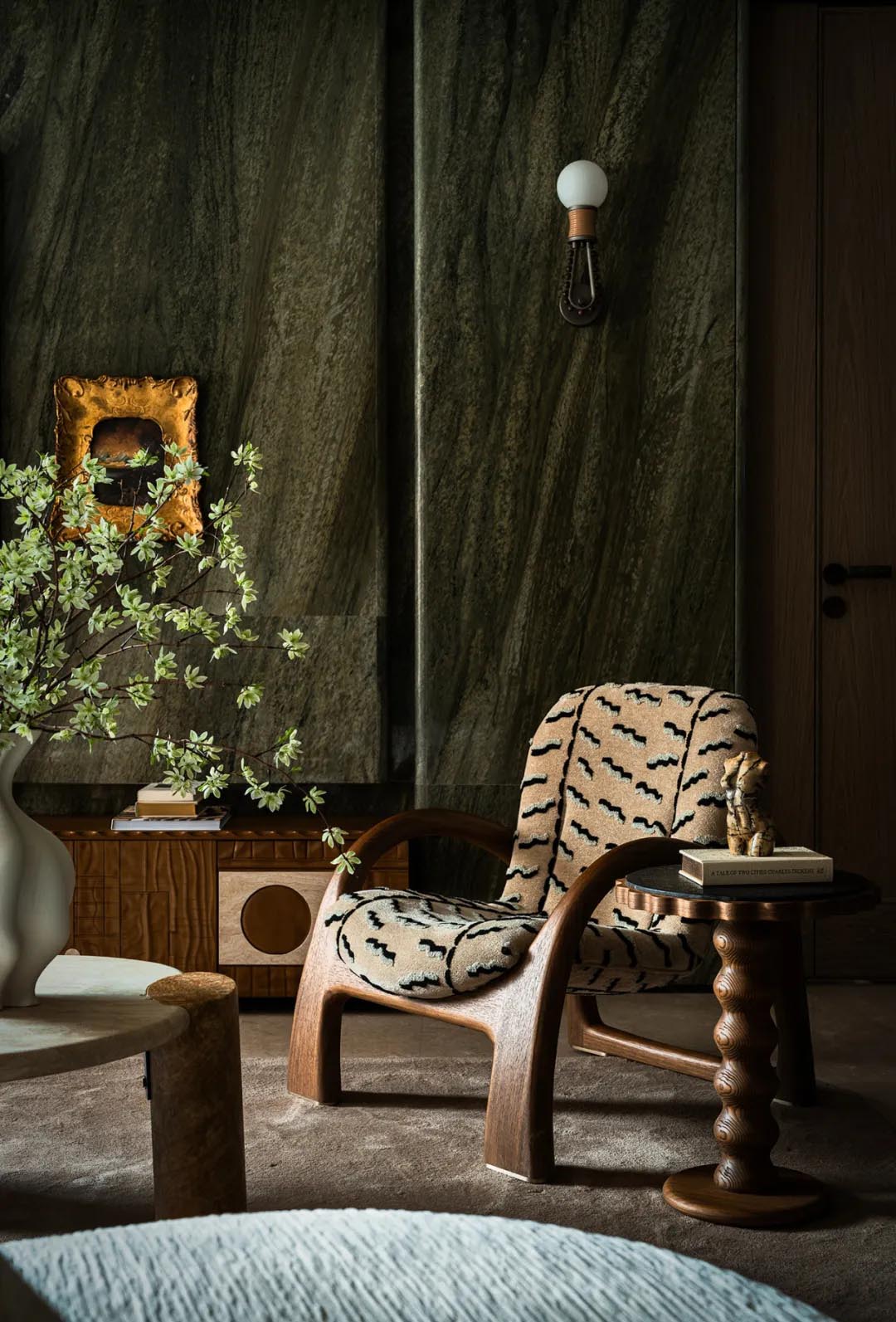 123㎡,185m²,样板间设计,大平层样板间,小户型样板间,样板间设计案例,样板间设计方案,现代风格样板间设计,轻奢样板间,上海康定壹拾玖：游刃艺界无问西东,上海,布鲁盟室内设计