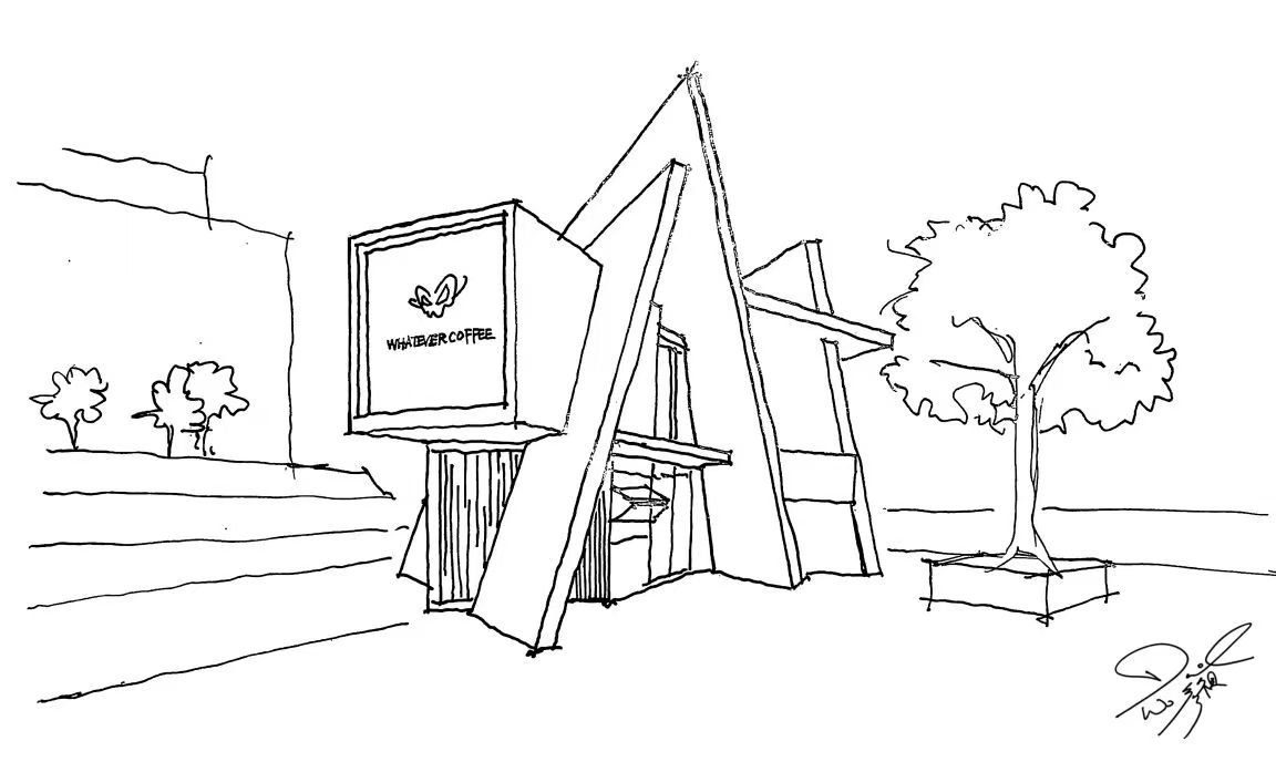 咖啡馆设计,湖景咖啡馆,度假区咖啡店设计,户外咖啡店设计,户外咖啡建筑,景点咖啡店设计,咖啡店设计案例,咖啡店设计方案,吴彦祖的咖啡馆-苏州Whatever咖啡,Whatever咖啡,苏州,平介设计,杨楠