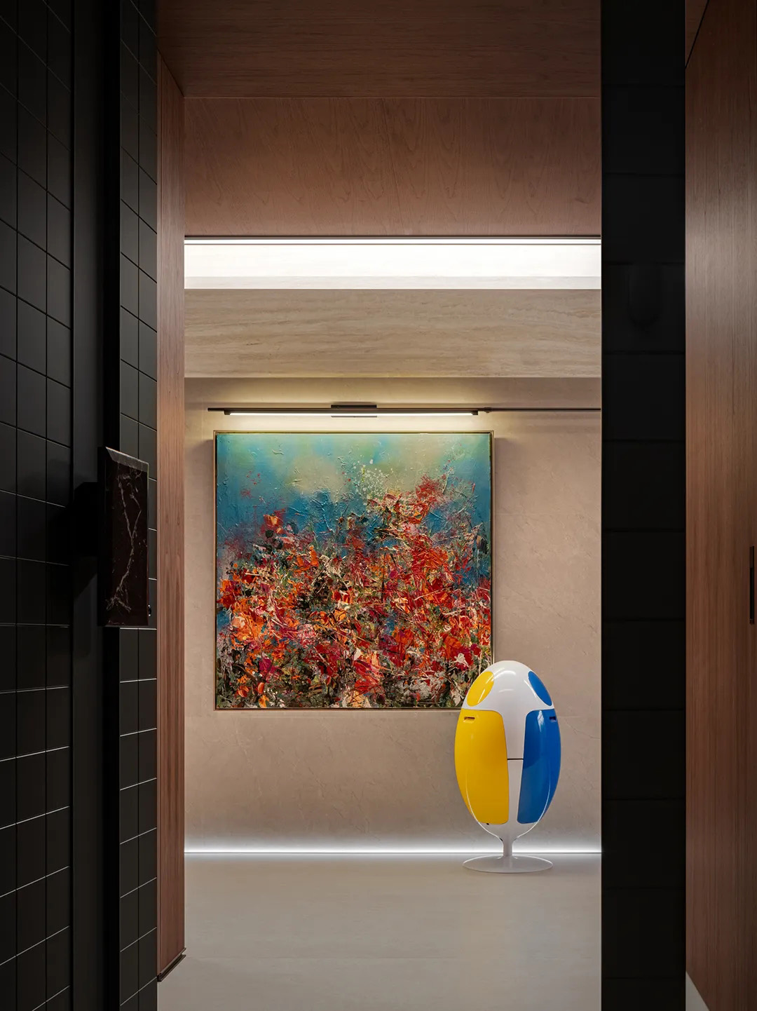 540㎡大平层,540㎡,大平层设计,复古风大平层,超级大平层,现代风格家装设计,大平层设计案例,大平层设计方案,深圳静雅大平层,深圳,温馨设计师