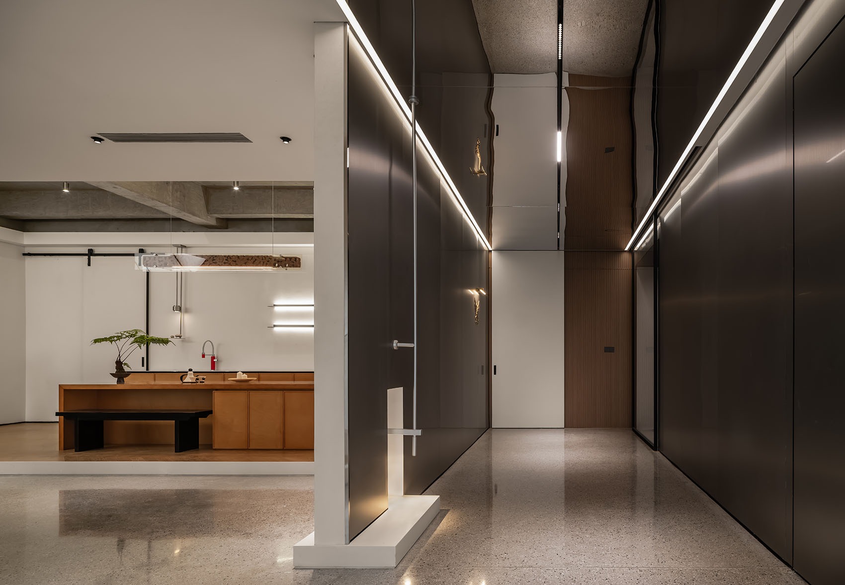 办公室设计,招待会所空间,办公会所空间,办公室设计案例,办公室设计方案,西安一座“洲莫的岛”,西安,进化时代设计