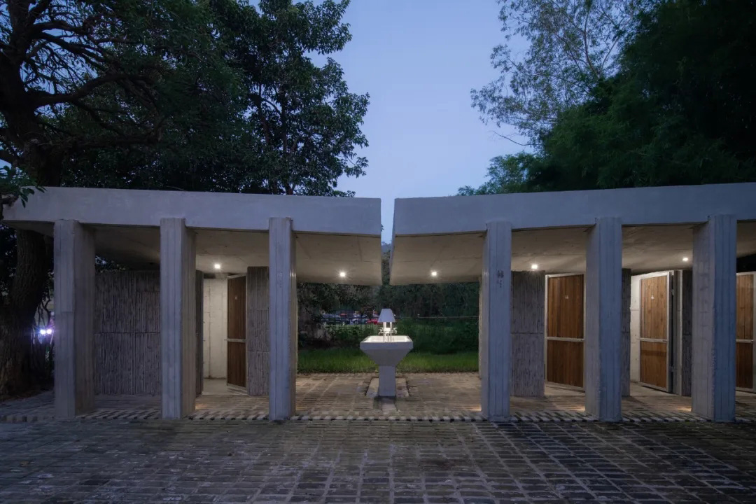 合造社建筑设计事务所,公园配套建筑设计,午倦宫,惠州,公园建筑设计,乡村河畔驿站,多功能空间,公共空间设计