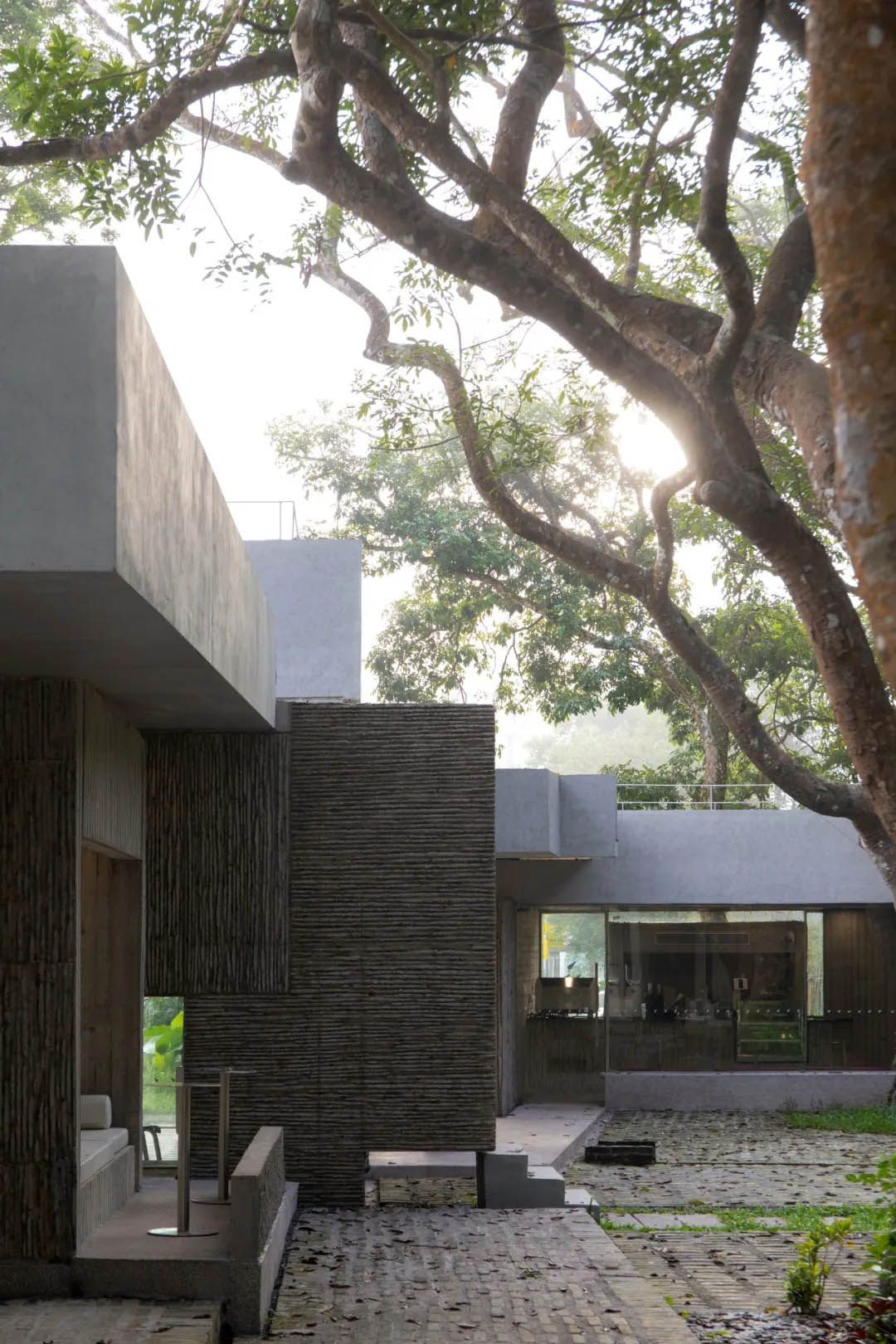 合造社建筑设计事务所,公园配套建筑设计,午倦宫,惠州,公园建筑设计,乡村河畔驿站,多功能空间,公共空间设计