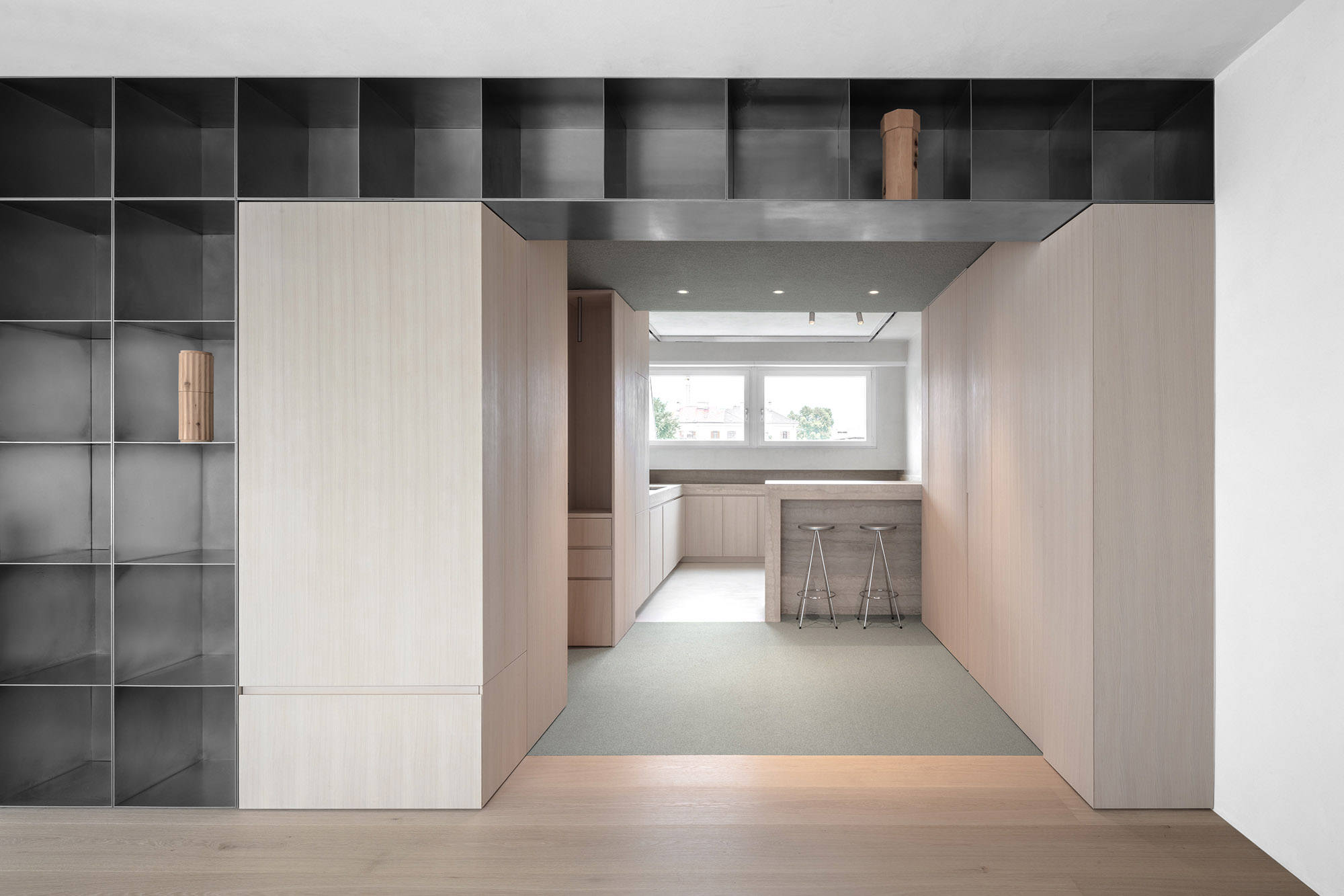 AKT.studio,公寓设计,公寓设计案例,波黑,极简主义公寓,阁楼公寓