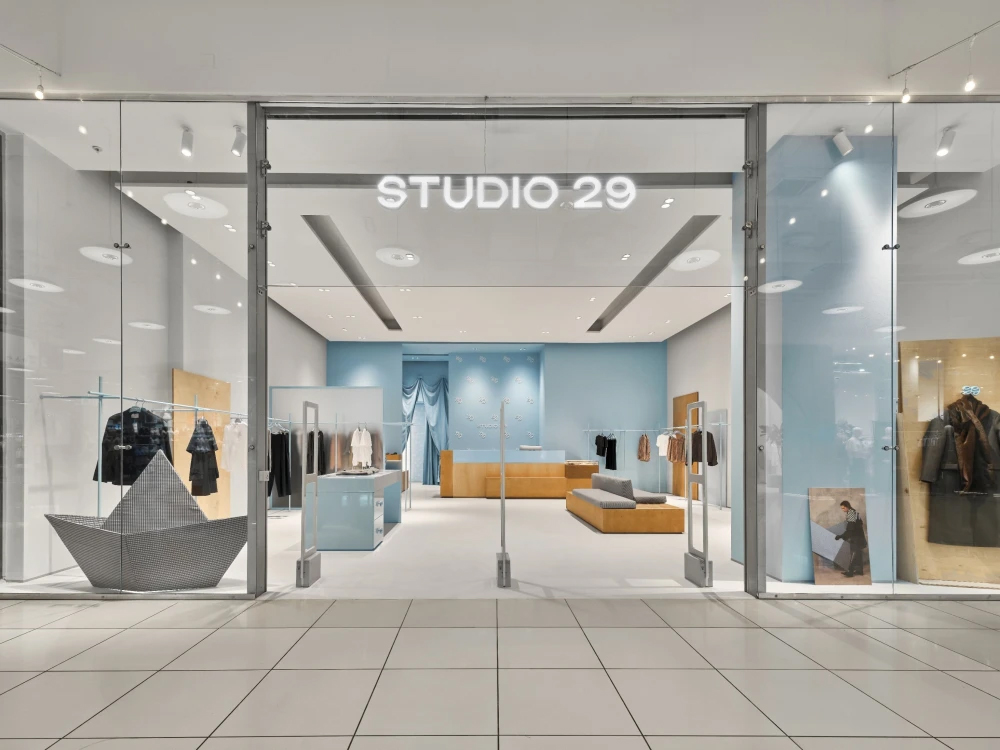 Studio 29,旗舰店设计,KIDZ,莫斯科,服装店设计,极简风格服装店设计,极简主义,旗舰店设计