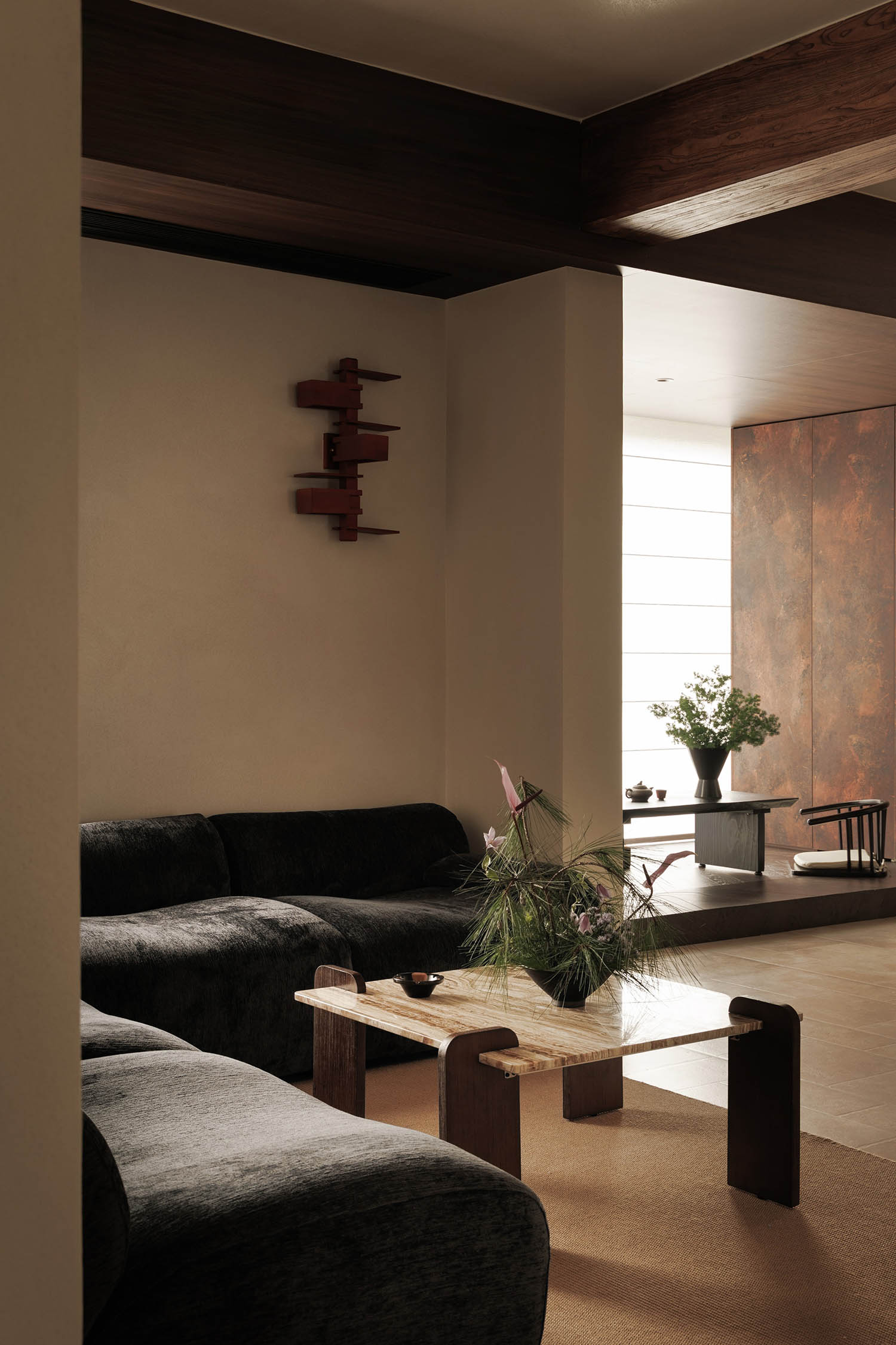 向野设计,住宅设计,复式公寓设计案例,阳朔,中古风公寓,复式公寓