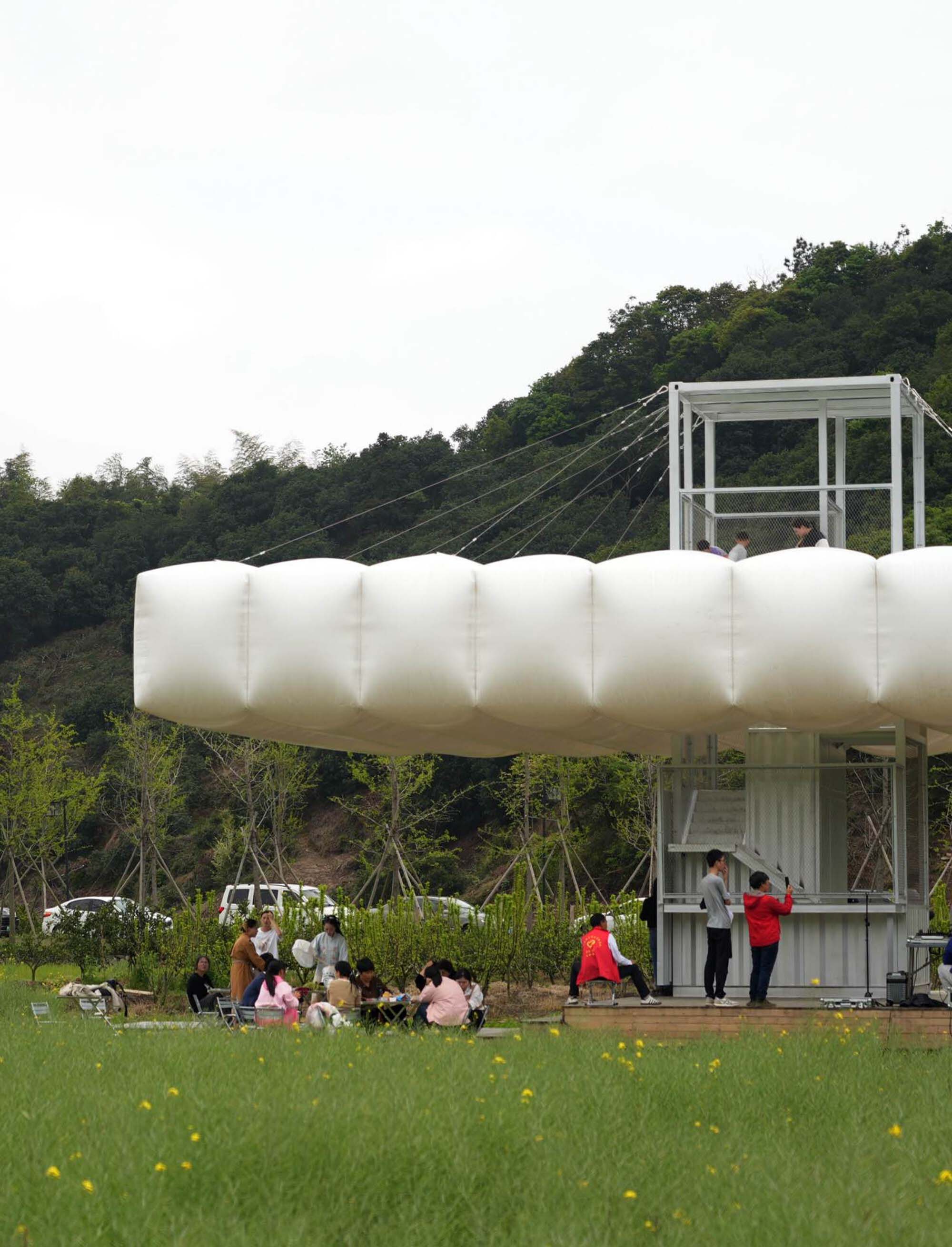 猜一建筑,咖啡厅设计,Increments Studio,咖啡厅设计案例,咖啡厅设计方案,宁波,极简风格,集装箱改造,“云稻这里来”农文旅片区,稻田咖啡馆,稻田阅览室,稻田放映厅