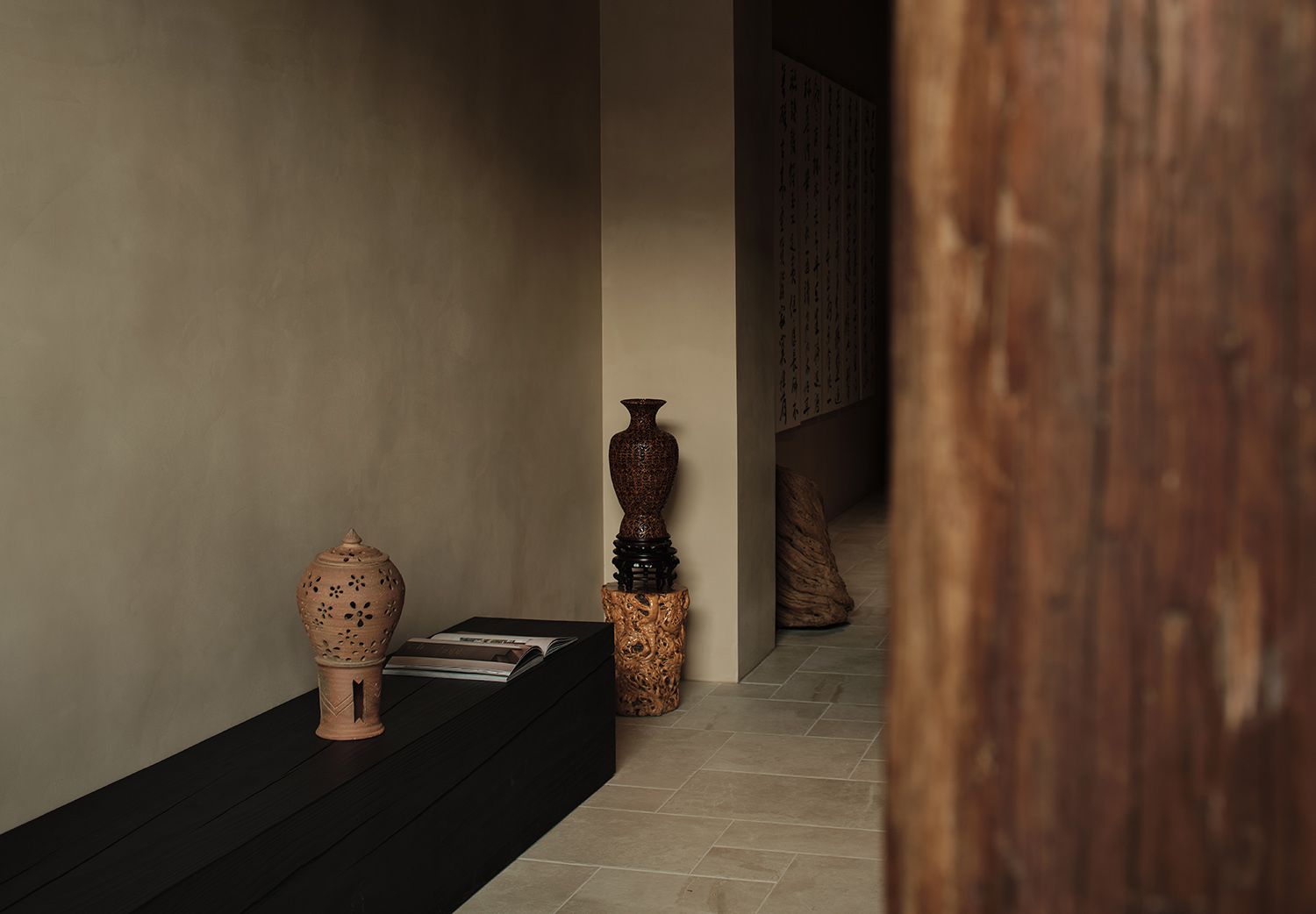 会所设计,私人会所空间,茶室设计,茶室会所,微水泥,抚宁私人会所,河北秦皇岛,EYEN易观设计事务所